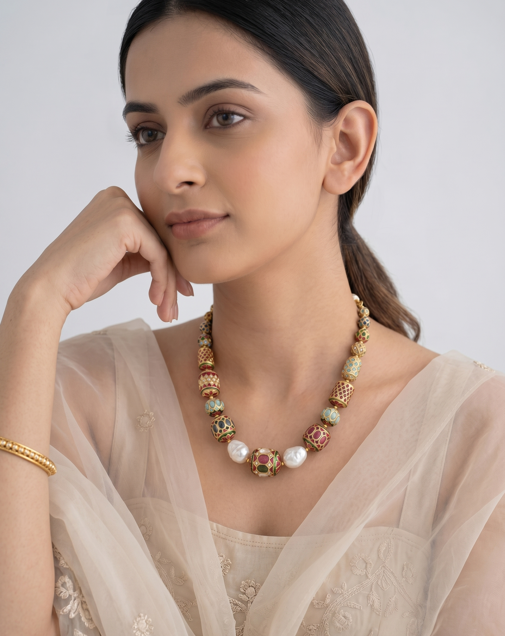 Designer Traditional Jadau Necklace