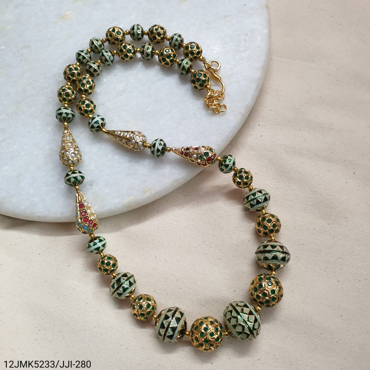 Multicolor Jadau Meenakari Necklace