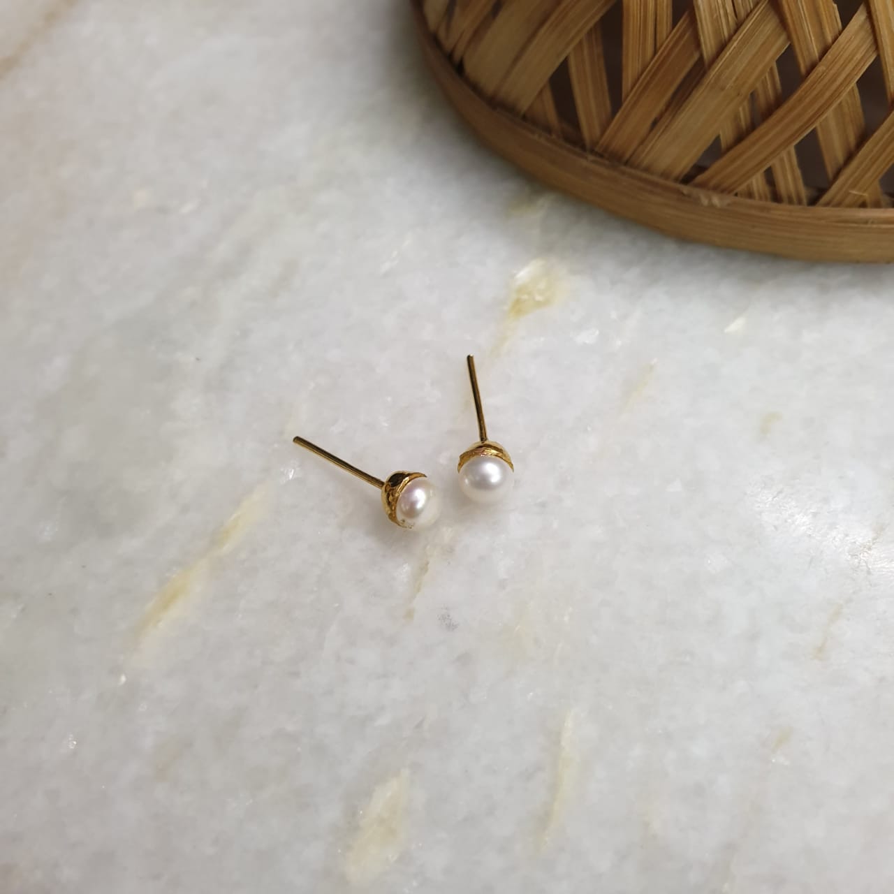 Freshwater Pearl Stud Earrings