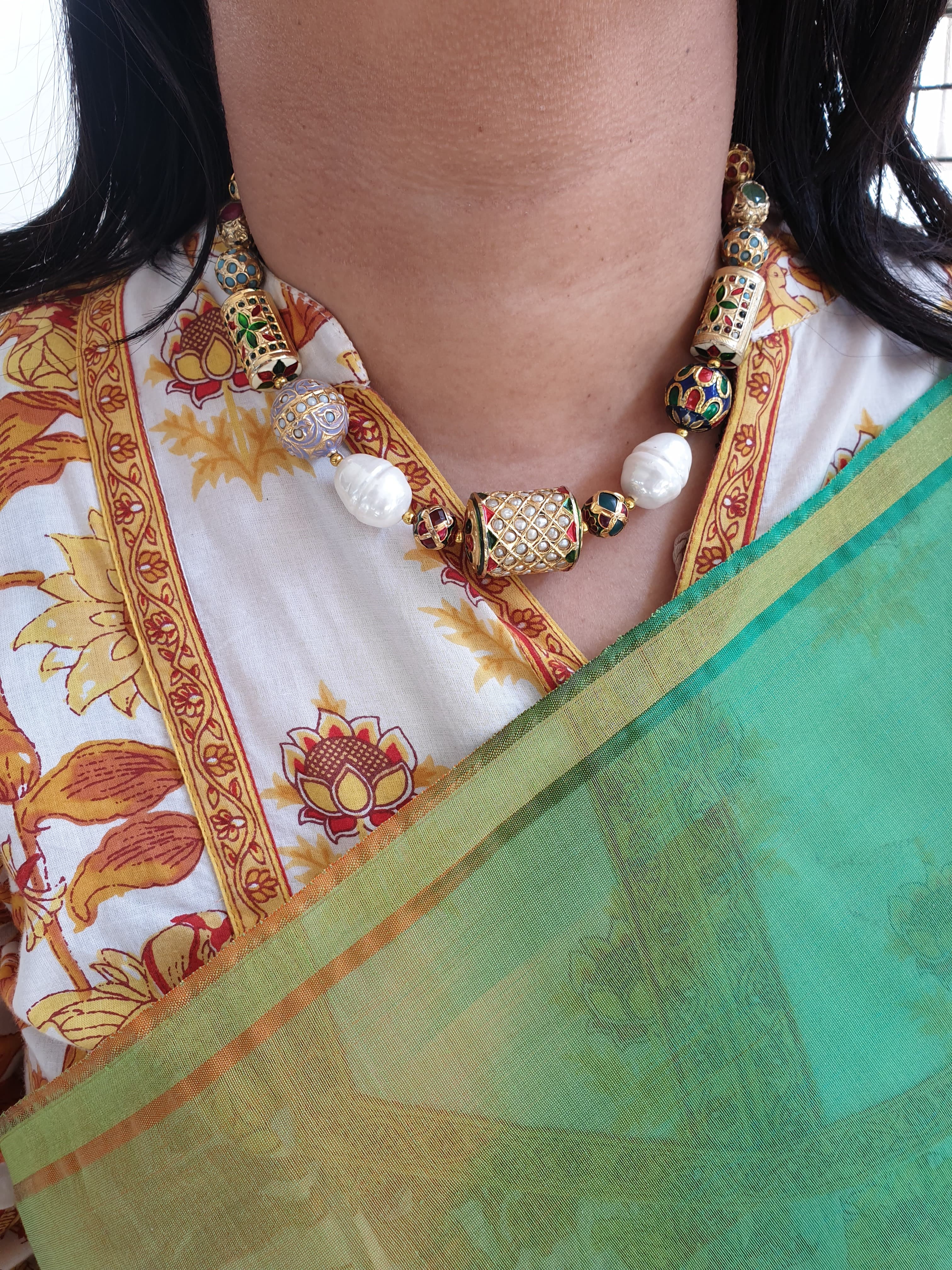 Jadau Beads Necklace