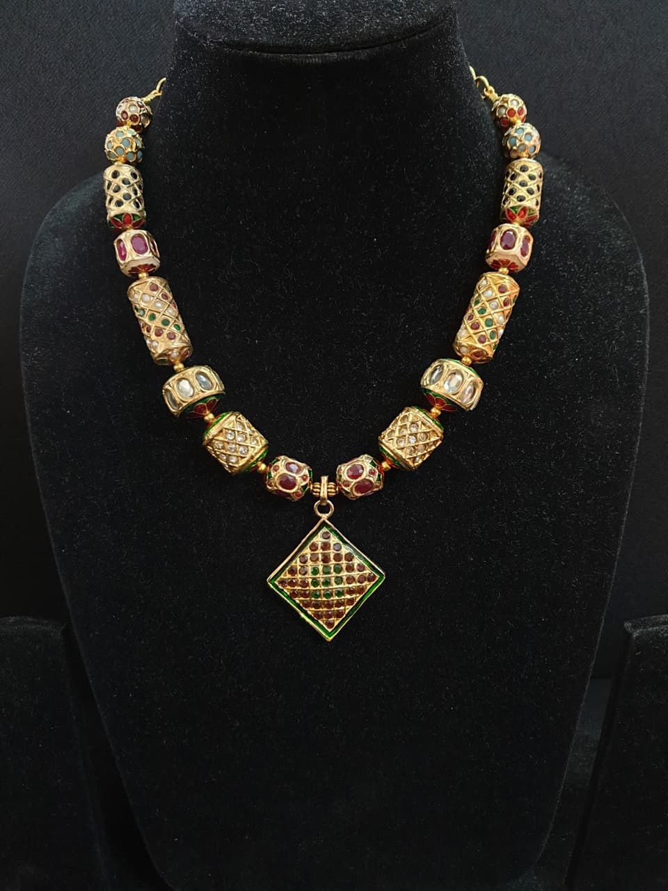 Designer Meenakari Gold Necklace