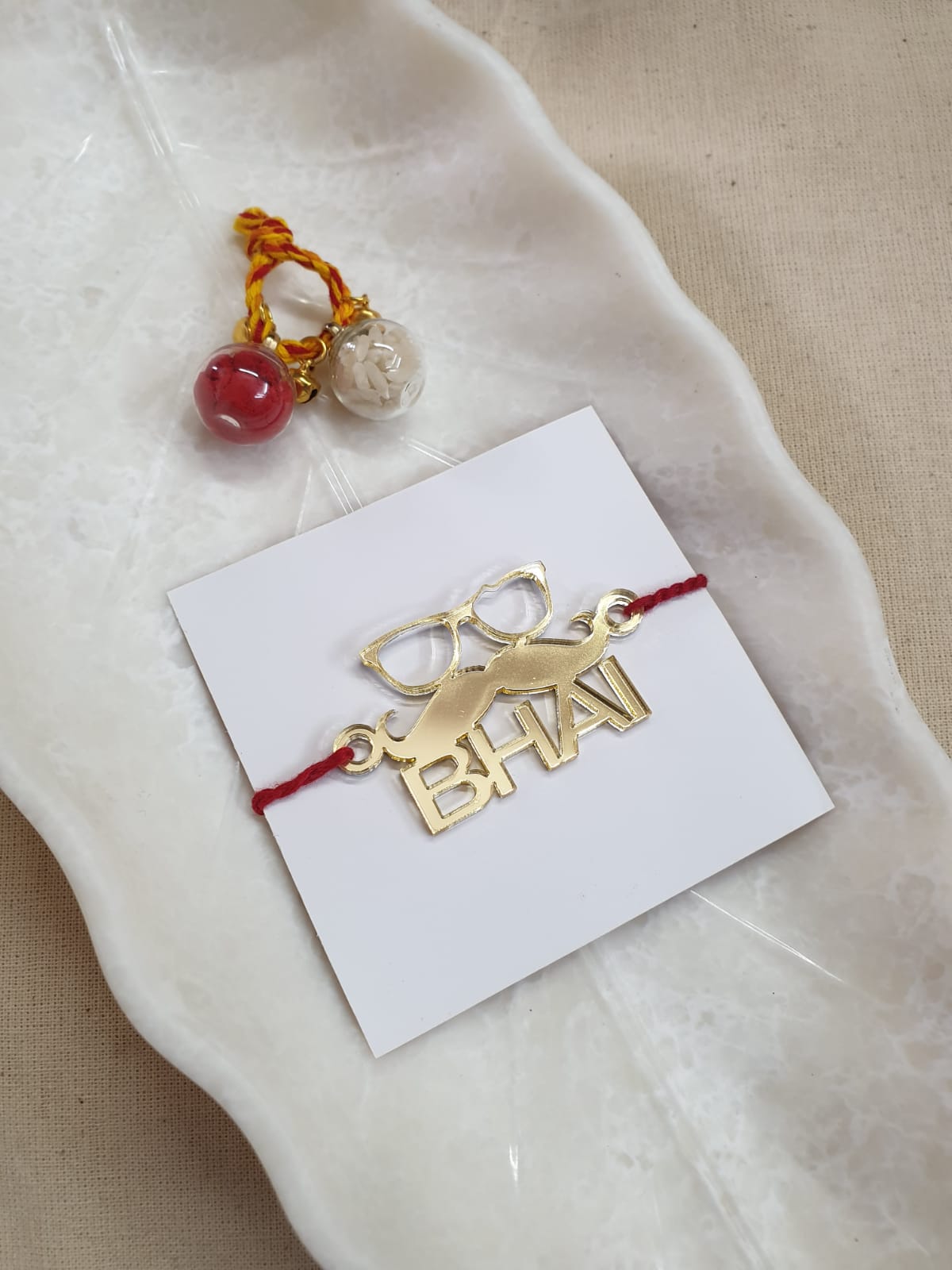 Viraj Moustache Bhai Rakhi