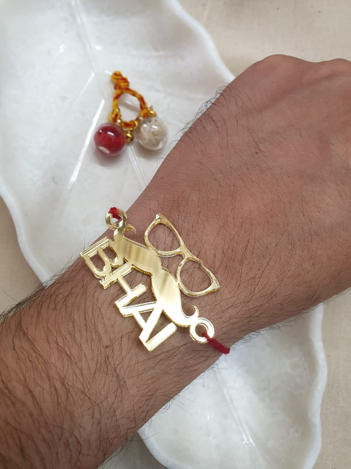 Viraj Moustache Bhai Rakhi