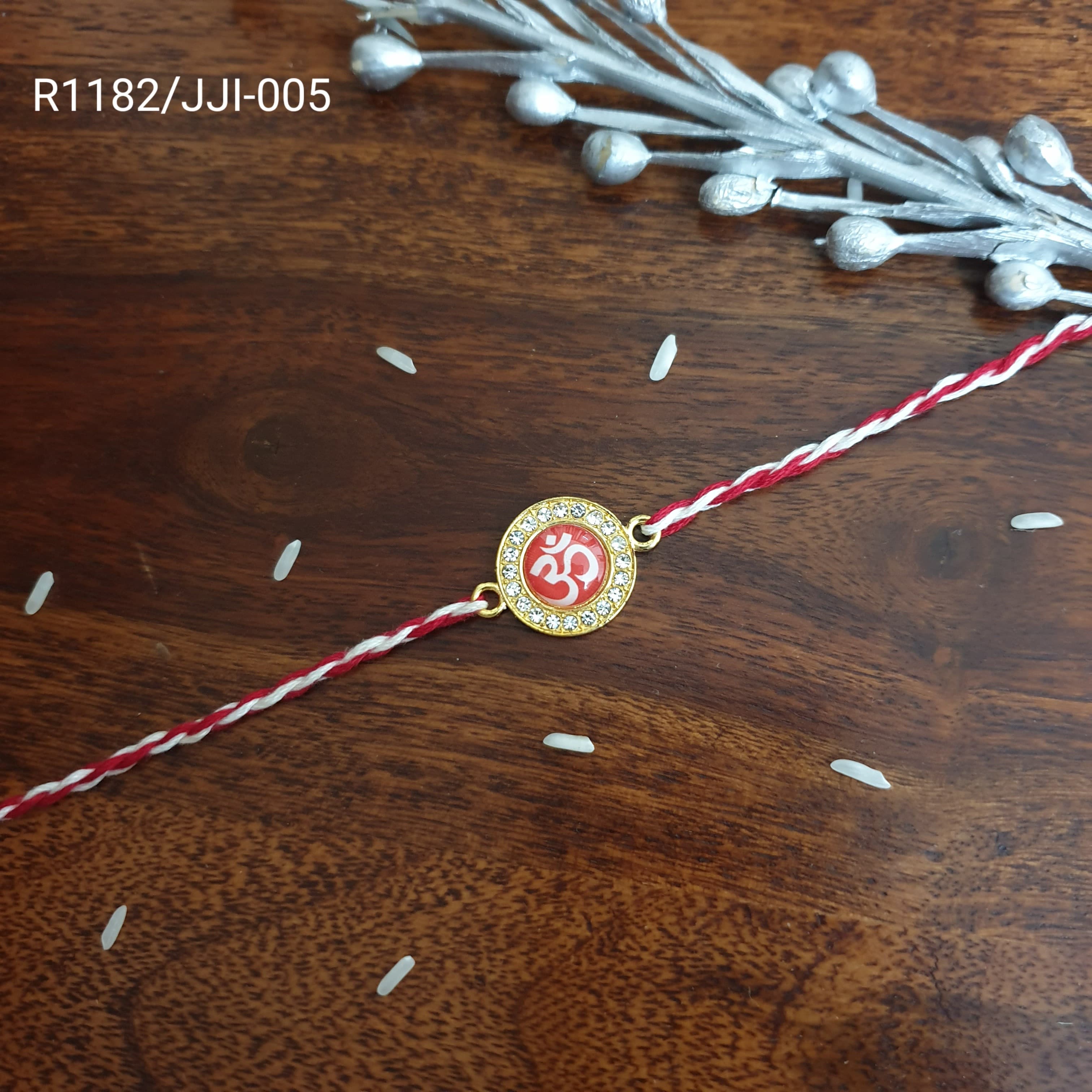 Om Stone Rakhi For Rakshabandhan