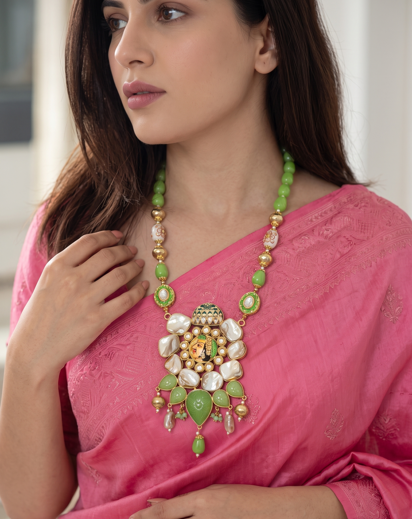 Manvi King Fusion Pendant Necklace
