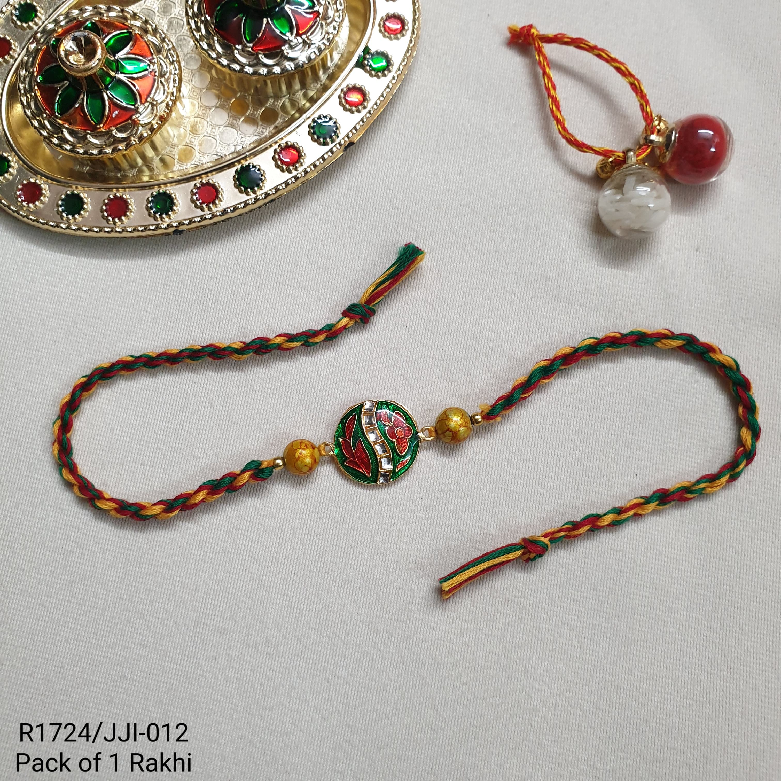 Kundan Enamel Rakhi