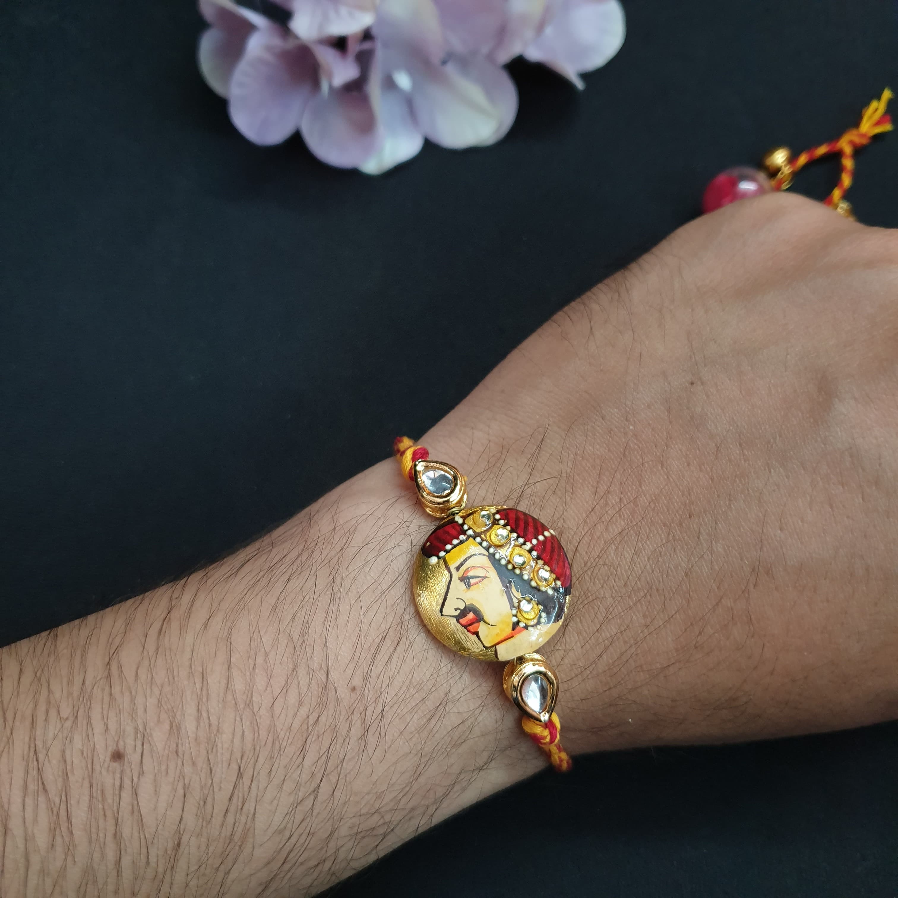 Red King Rakhi For Rakshabandhan (Pack of One)