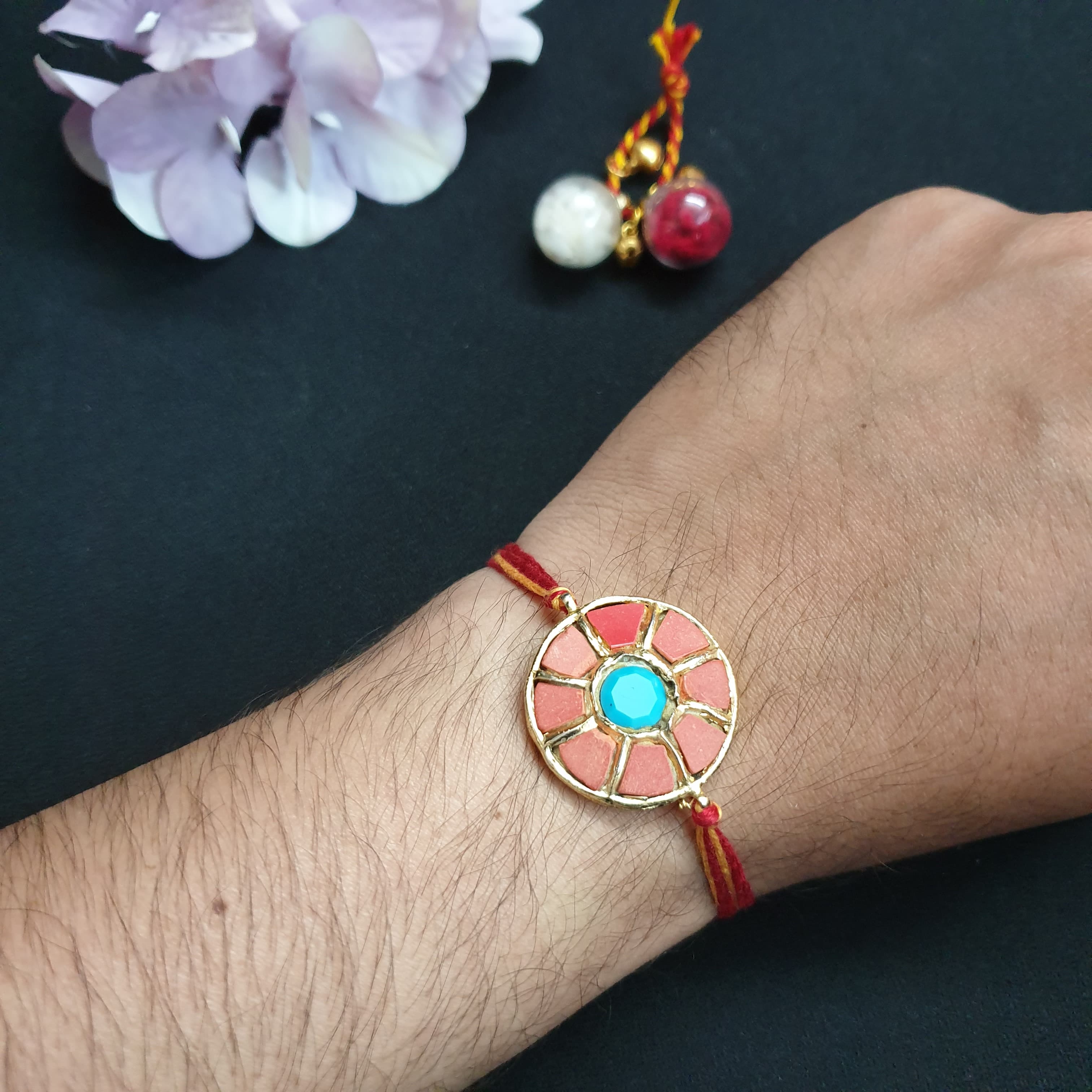 Red Takkar Rakhi (Pack of One)