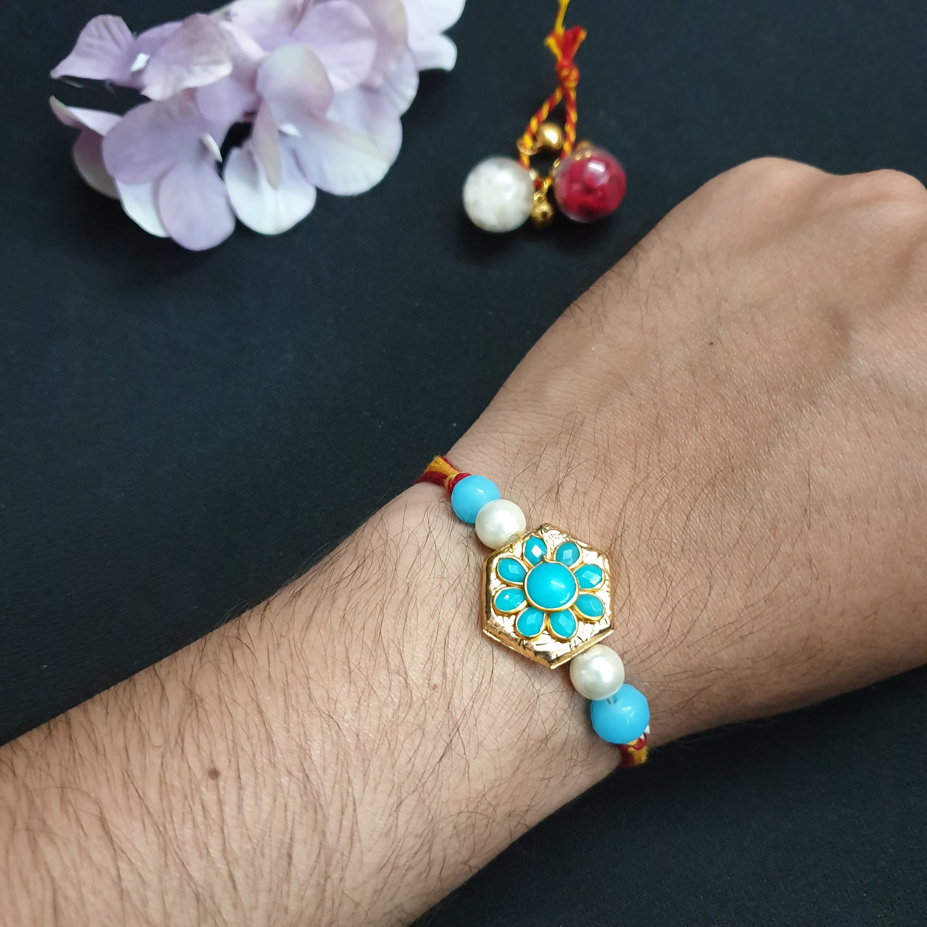 Blue Paachi Rakhi (Pack of One)
