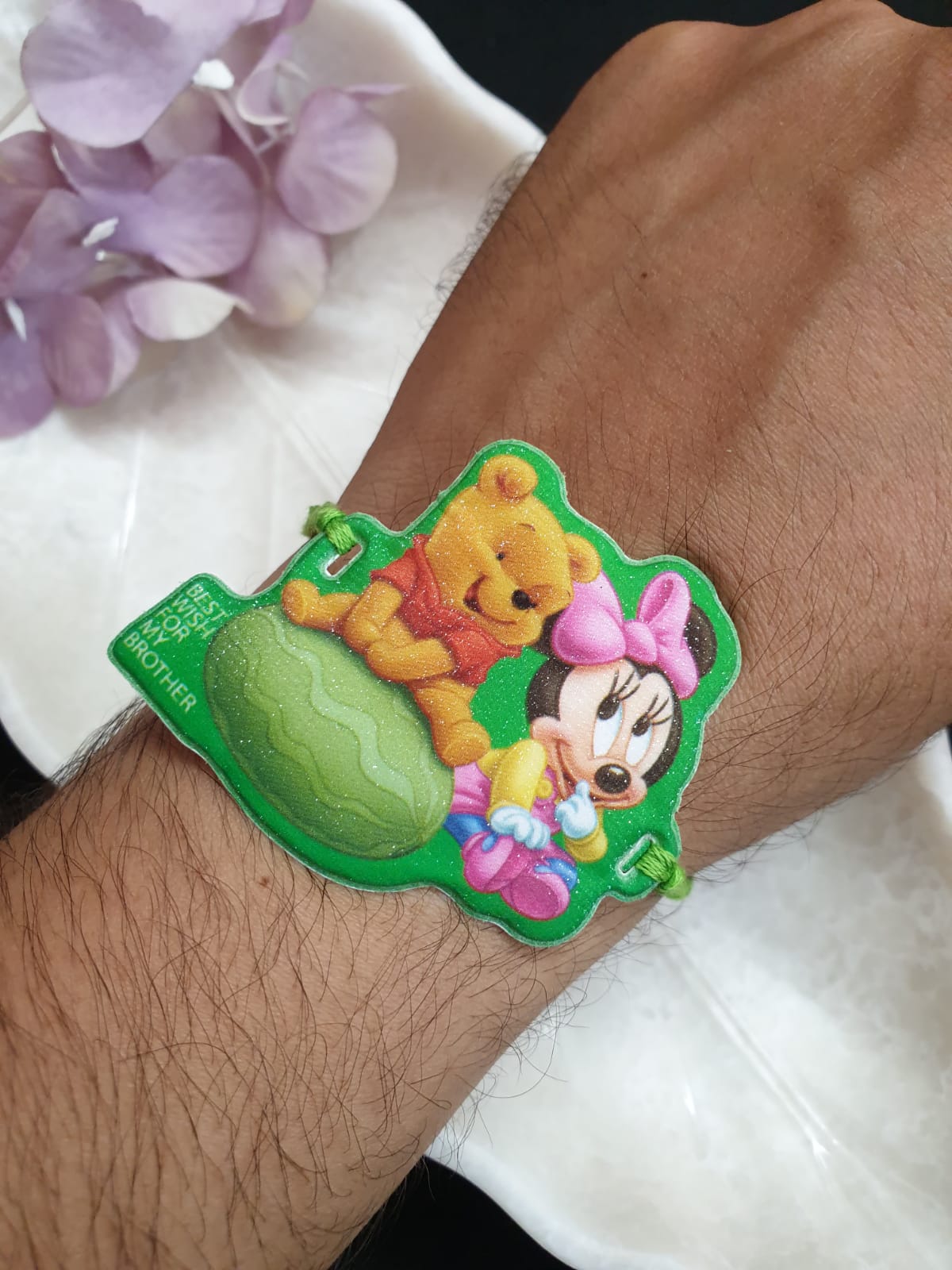 Minnie-Pooh Kids Rakhi