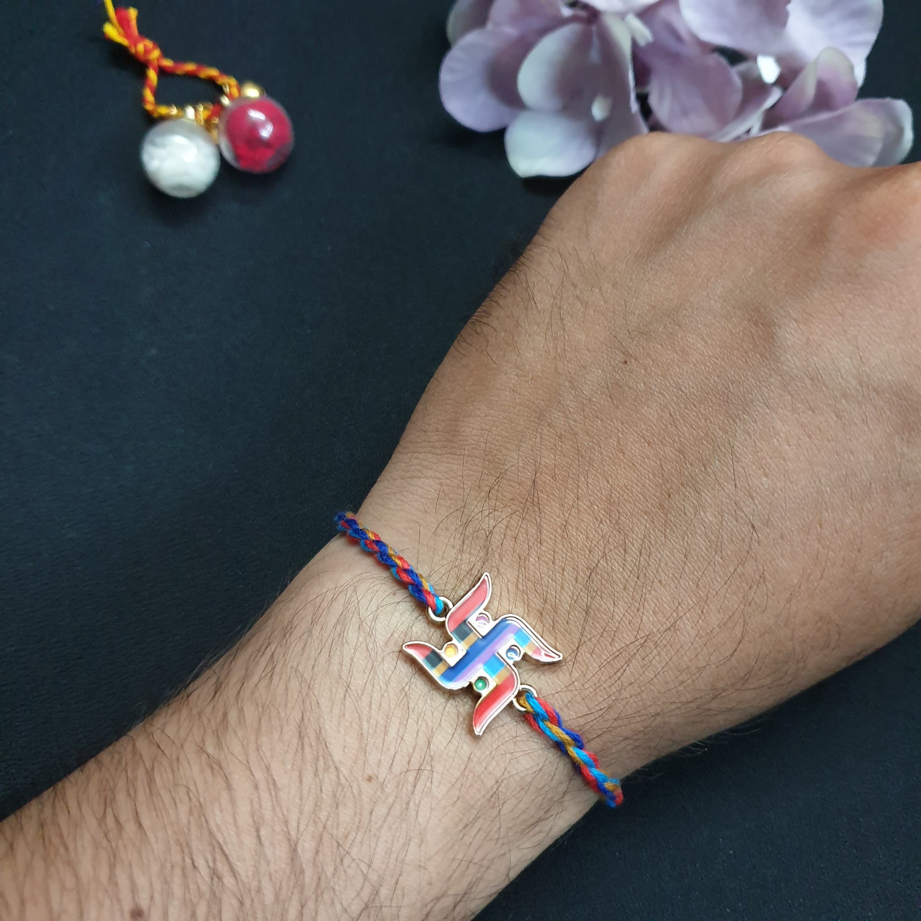 Swastik Braided Rakhi For Rakshabandhan