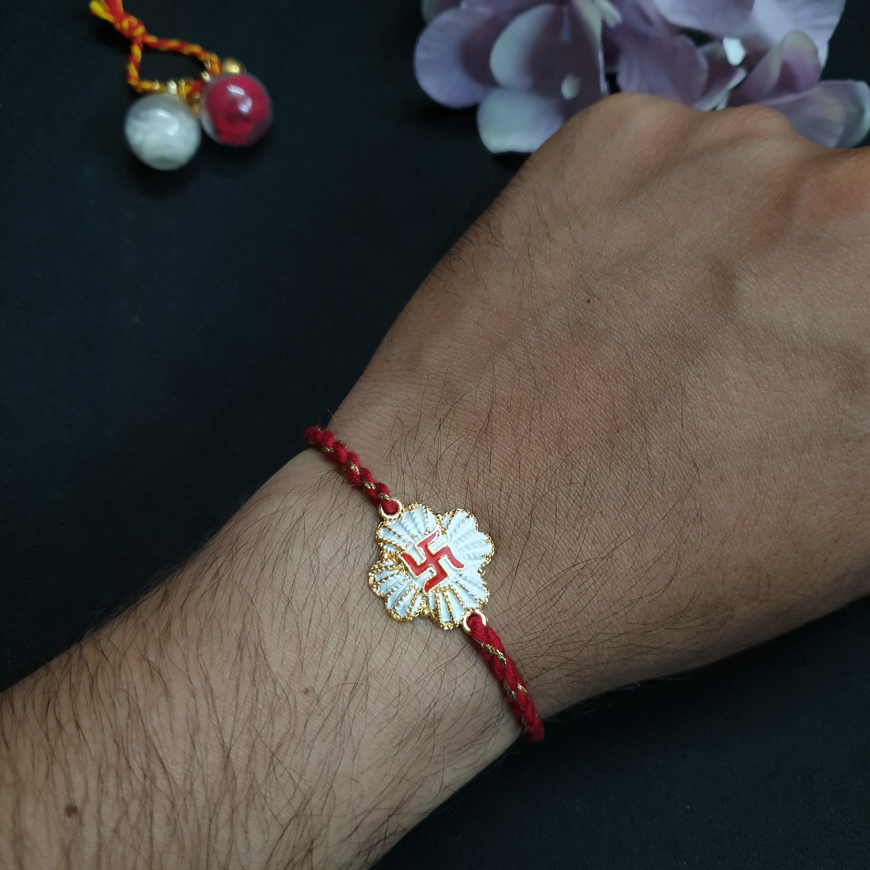 Swastik Braided Rakhi For Rakshabandhan