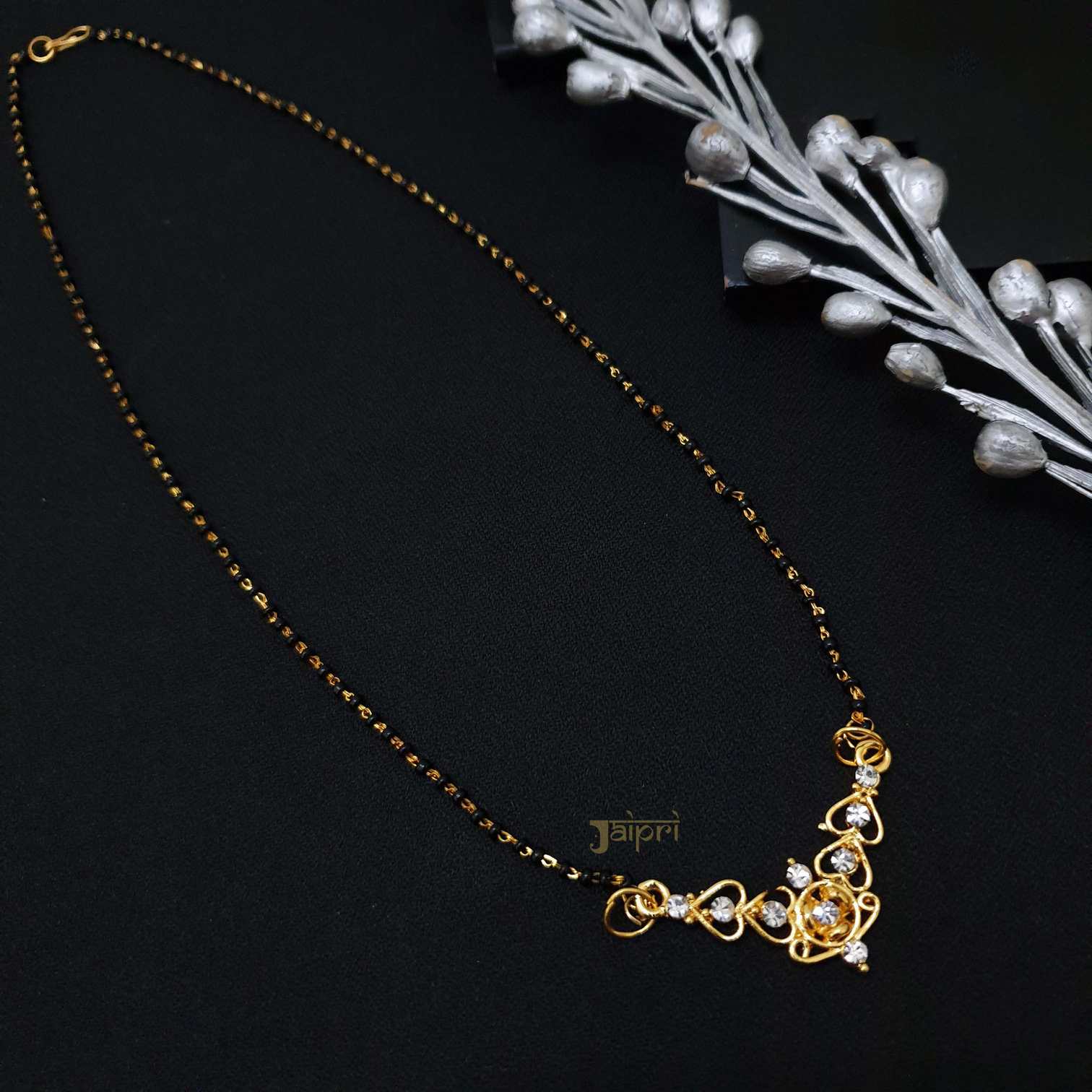 Adorable AD Stone Gold Plated Mangalsutra