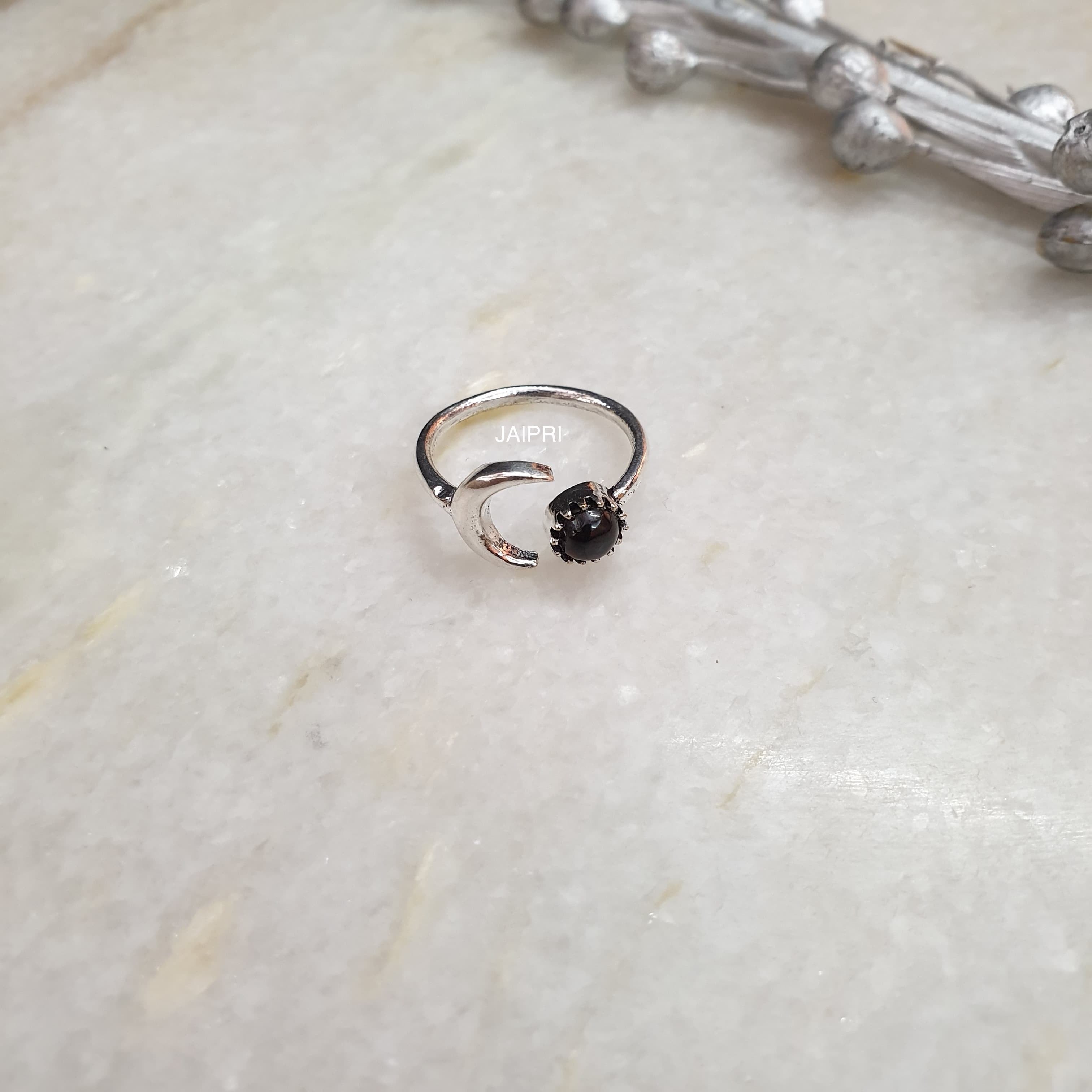 Garnet Stone Freesize Handmade Ring