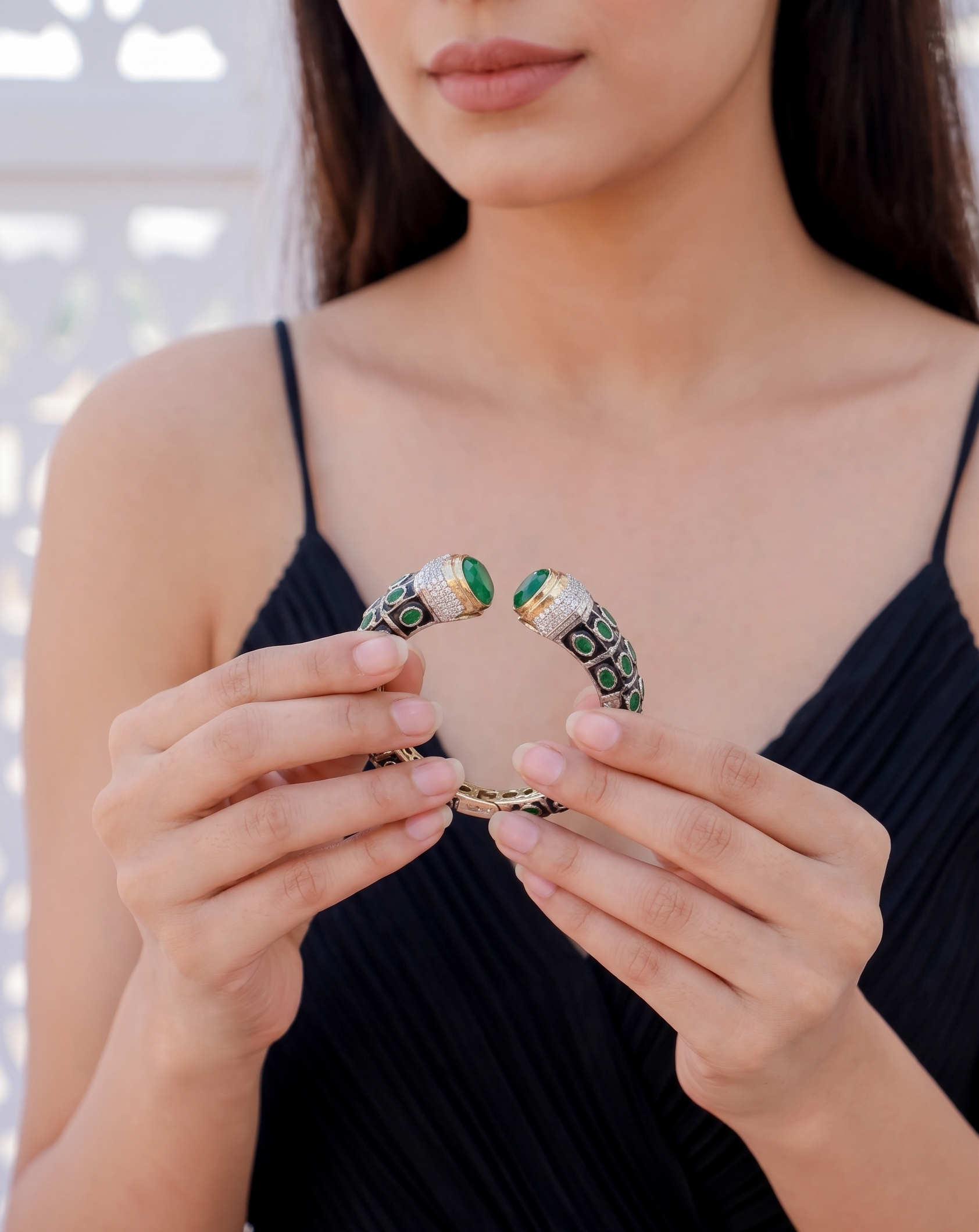 Sania AD Stone Bangle