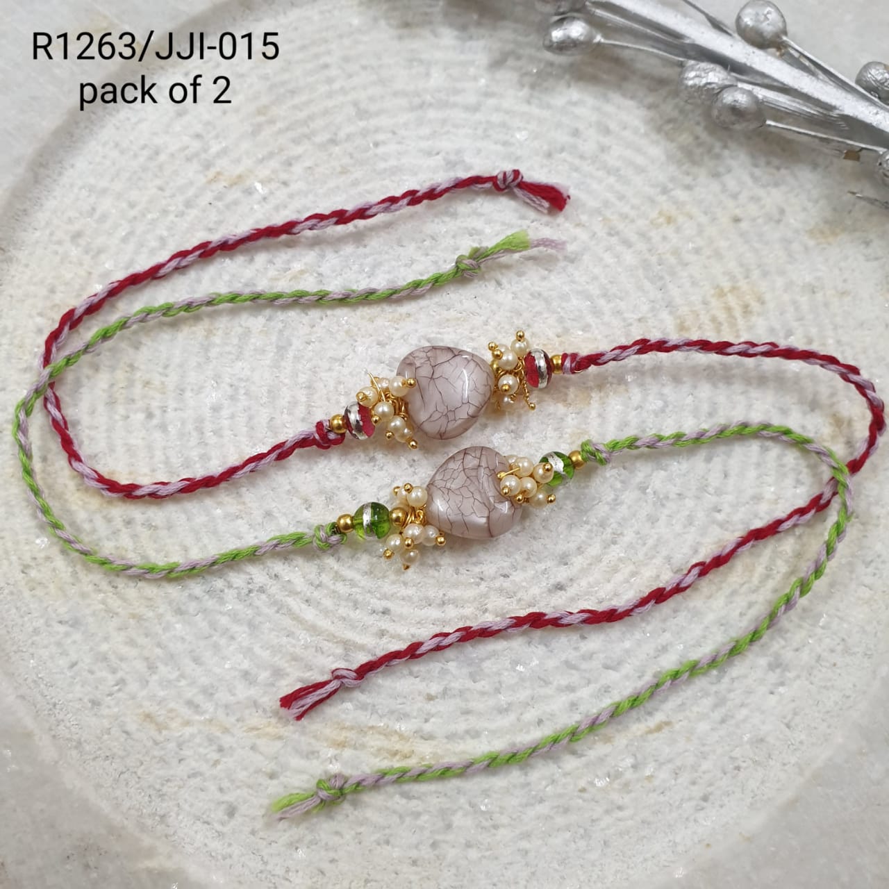 Designer Rakhi For Rakshabandhan (Pack Of Two)