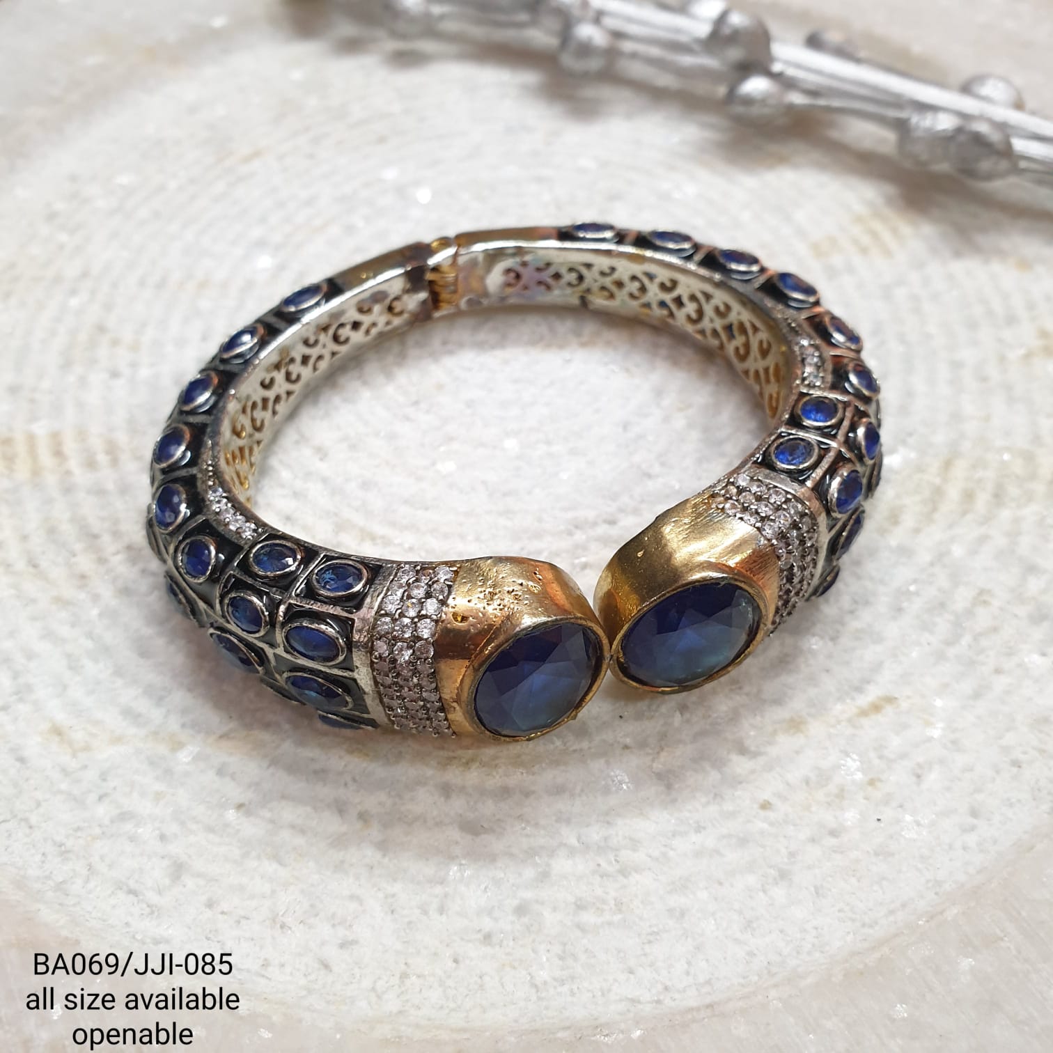 Designer Stone Openable Kada