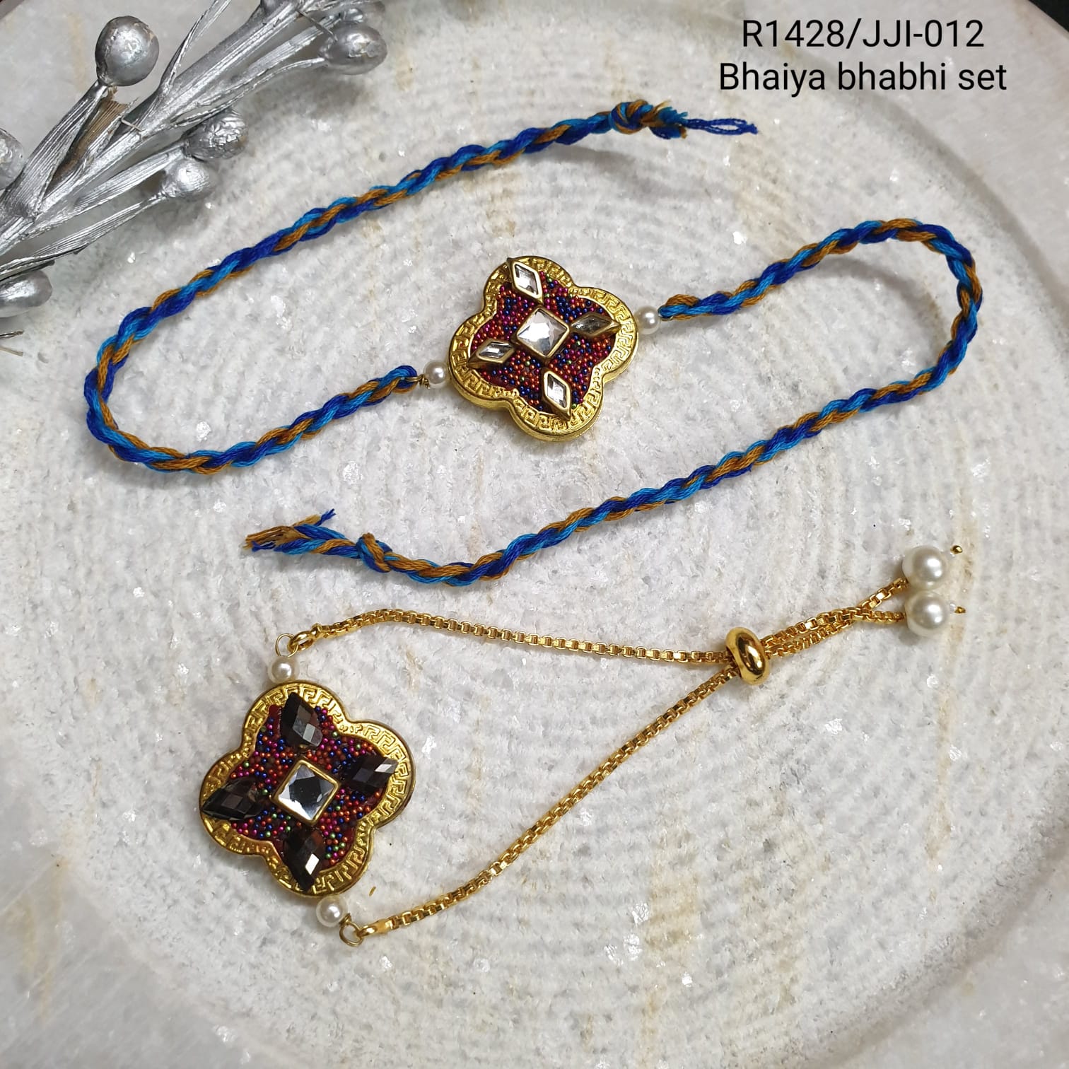 Fancy Stone Rakhi For Rakshabandhan