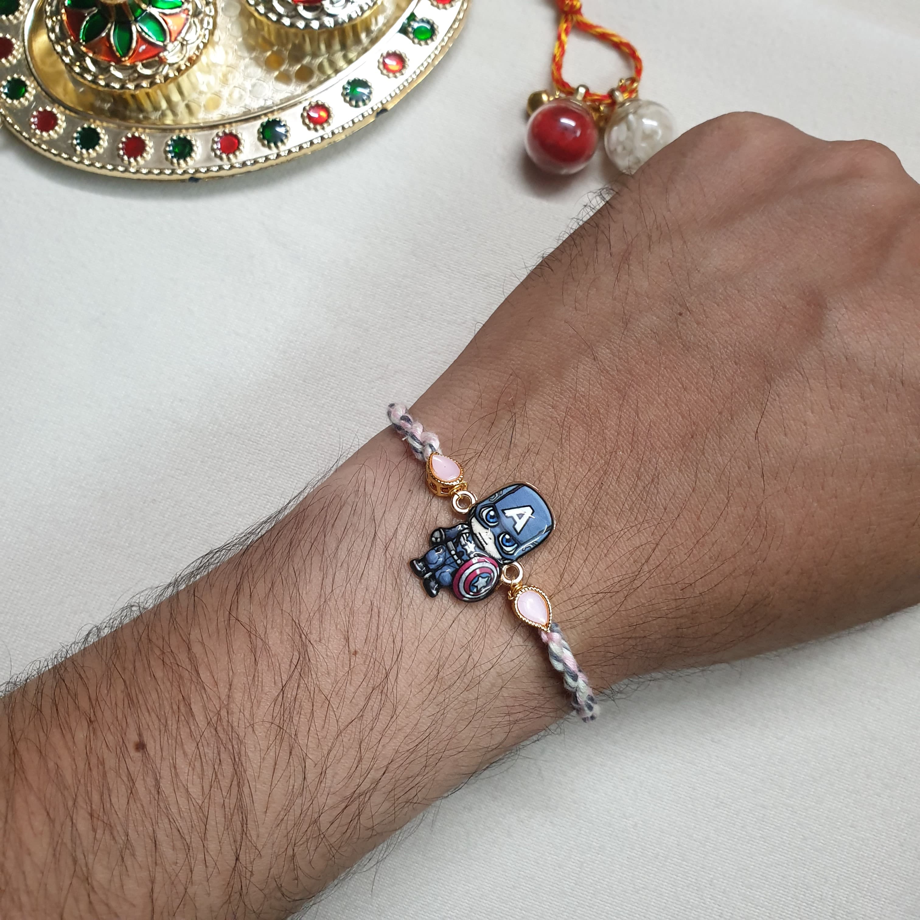 Captain America Rakhi For Kids