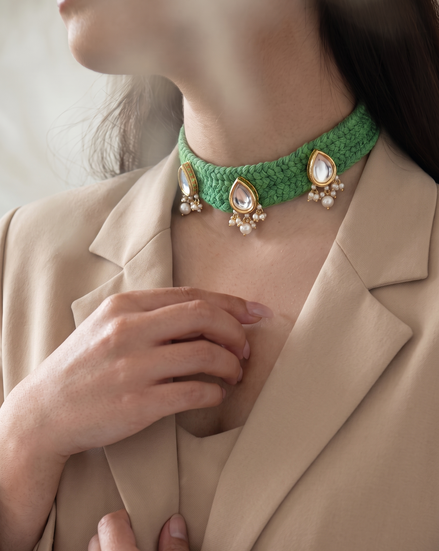 Azima Kundan Choker Necklace