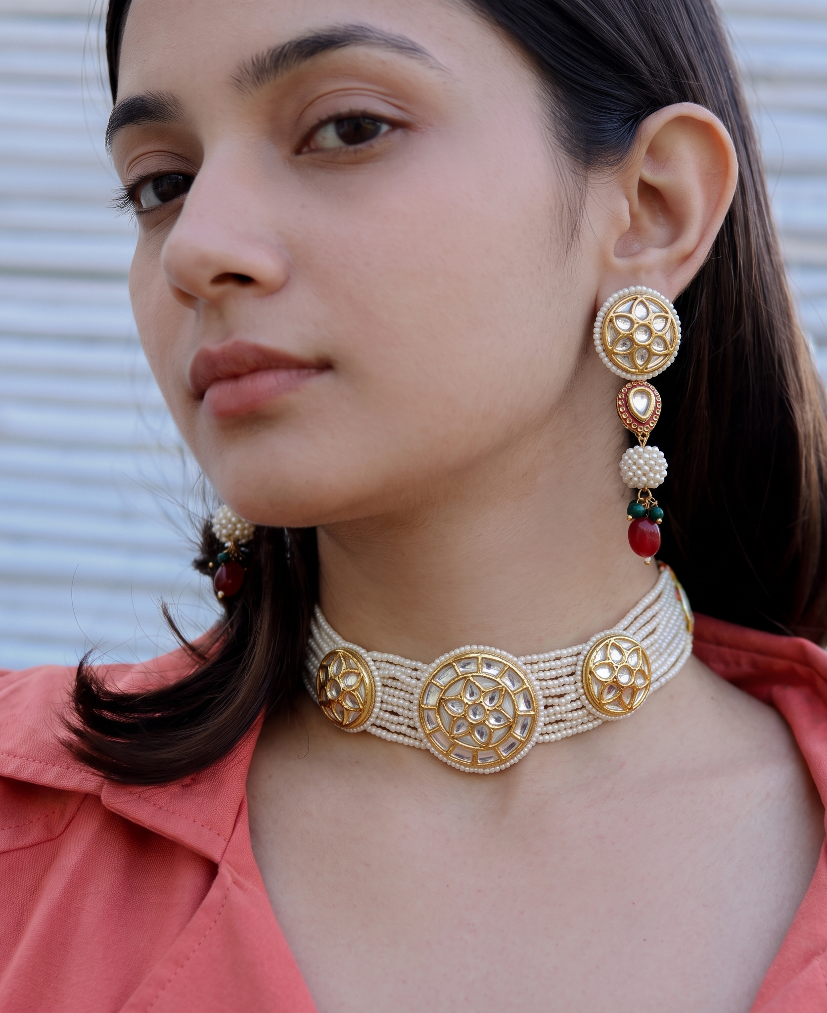 Nimisha Kundan Choker Necklace