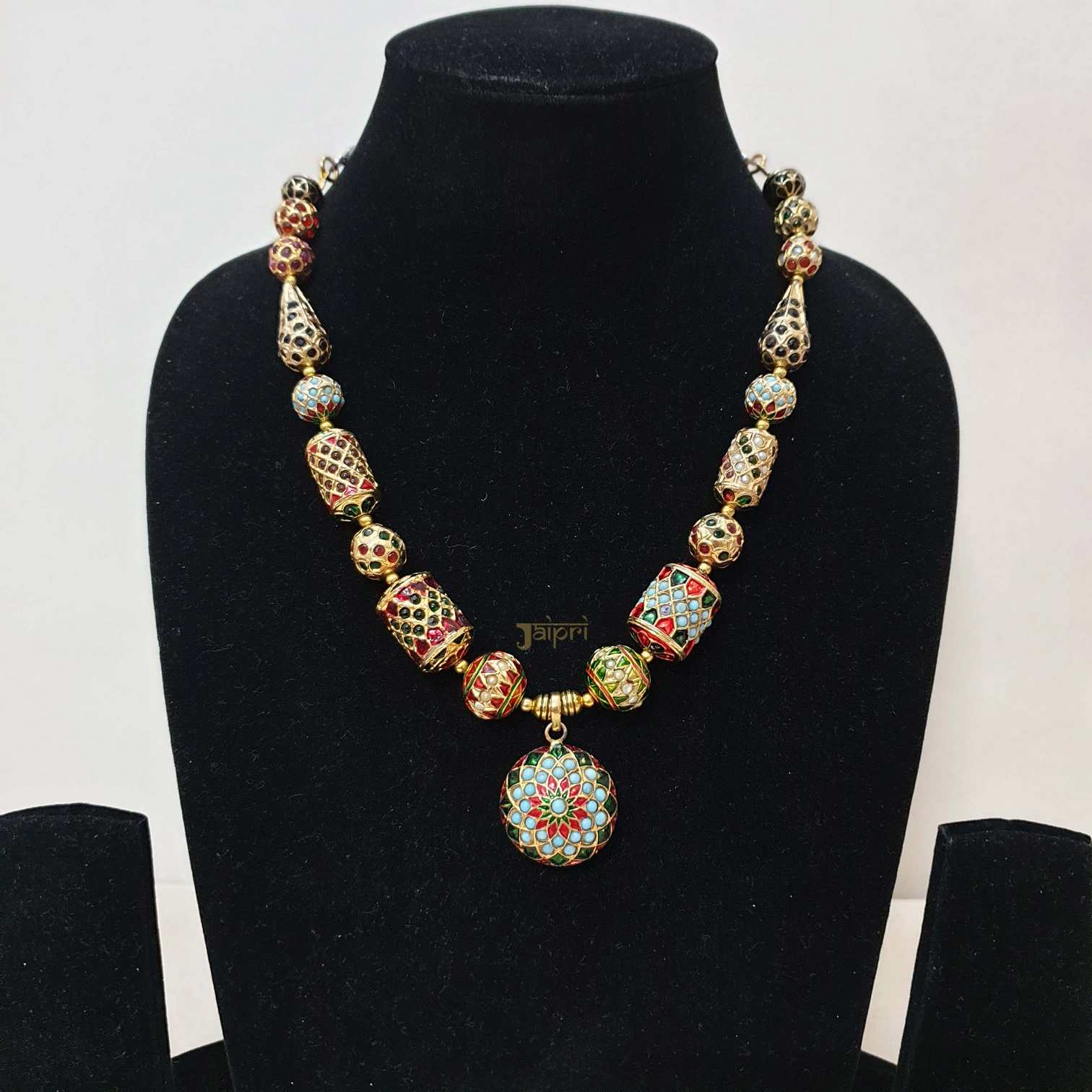 Multicolor Meenakari Floral Necklace