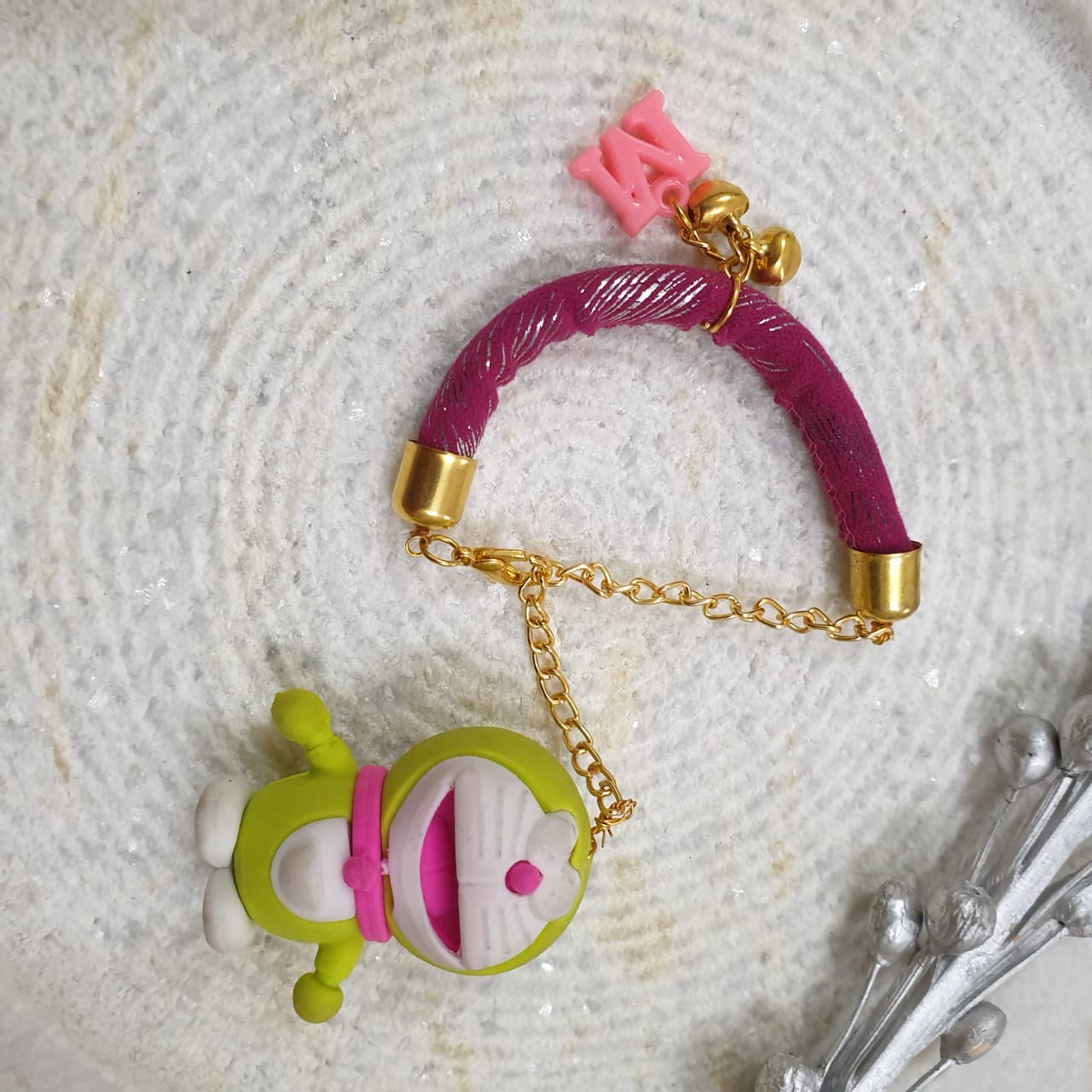 Doremon Rakhi Bracelet for Kids