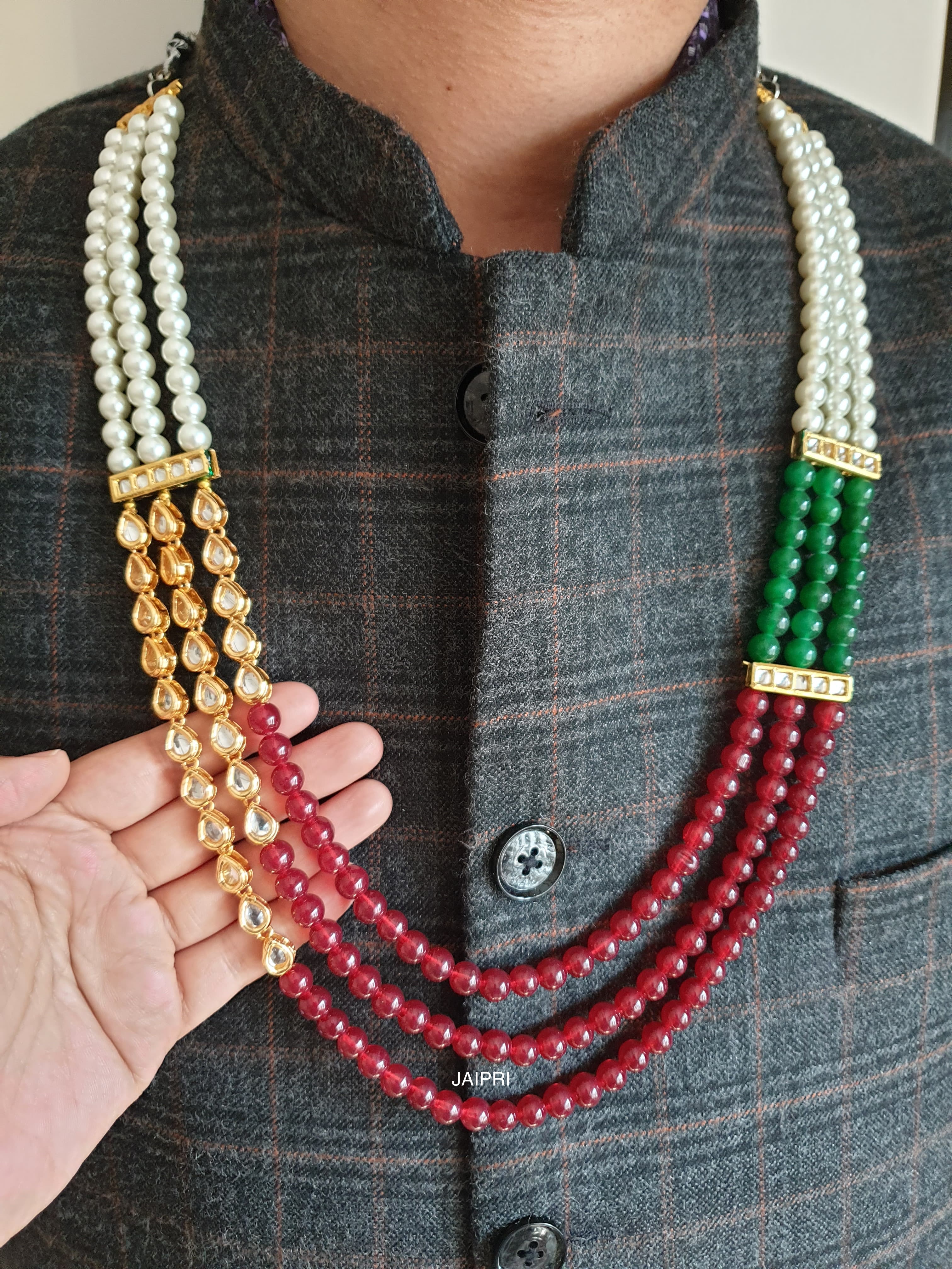 Indian Kundan Groom Jewellery Set