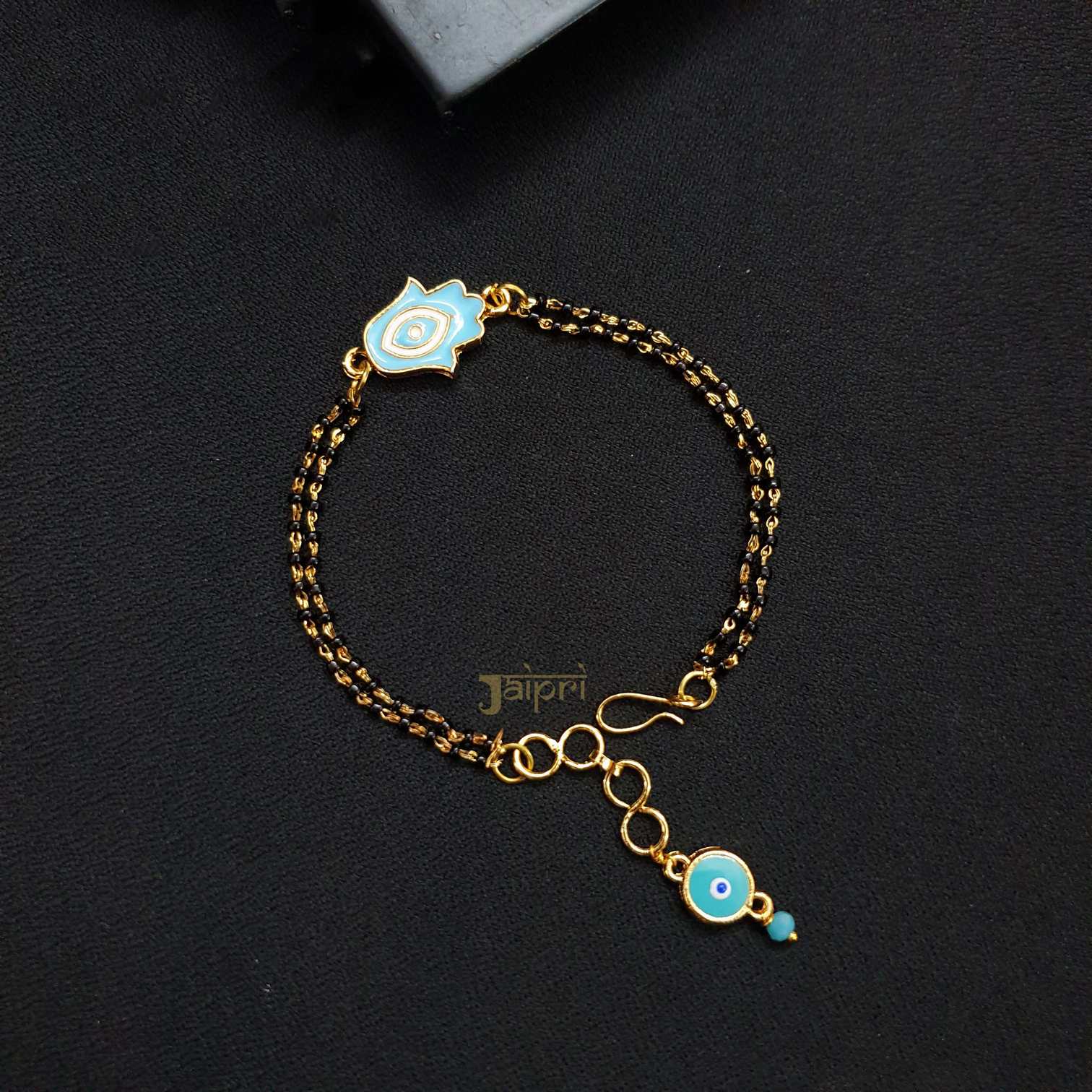 Turquoise Stone Evil Eye Bracelet