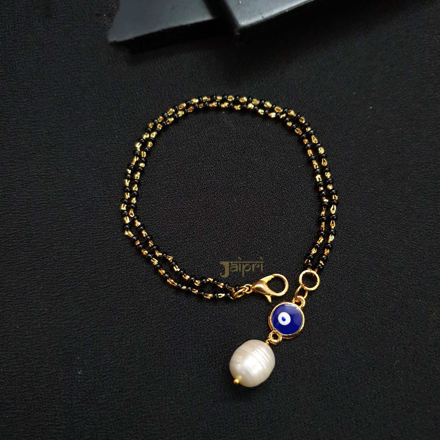 Evil Eye With Pearl Stone Bracelet