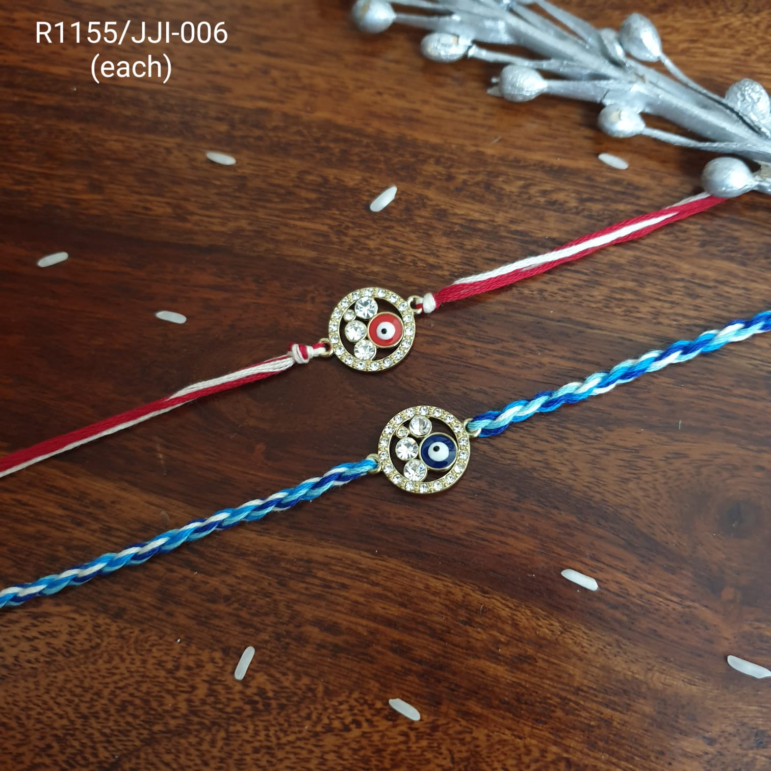 Evil Eye Rakhi For Bhaiya Bhabhi For Rakshabandhan (Pack Of Two)