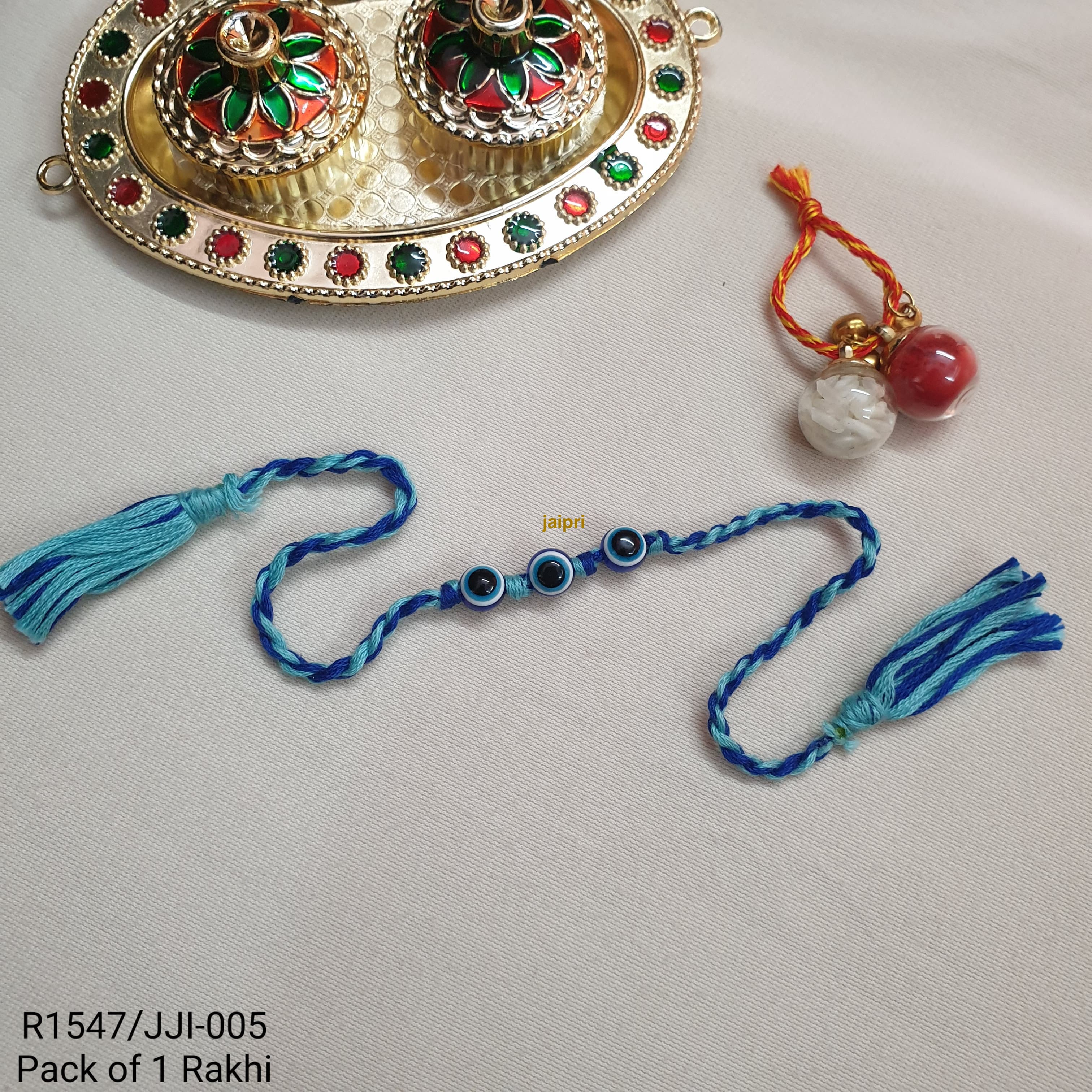Blue Evil Eye Rakhi