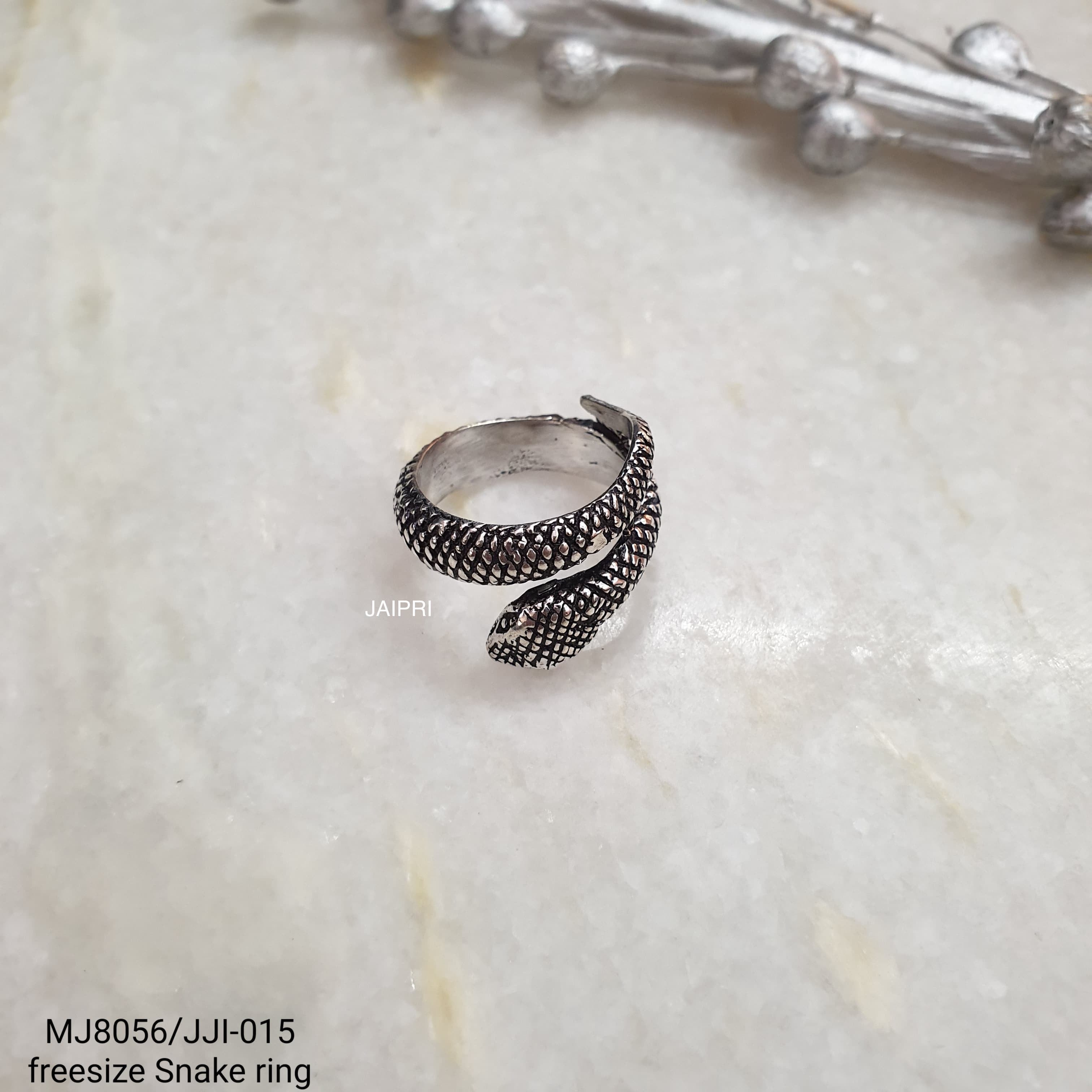 Single Layer Snake Adjustable Ring