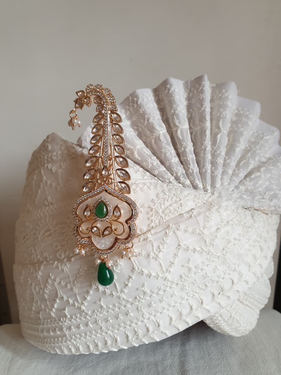 Mother of Pearl Kundan Polki Premium Kilangi For Wedding