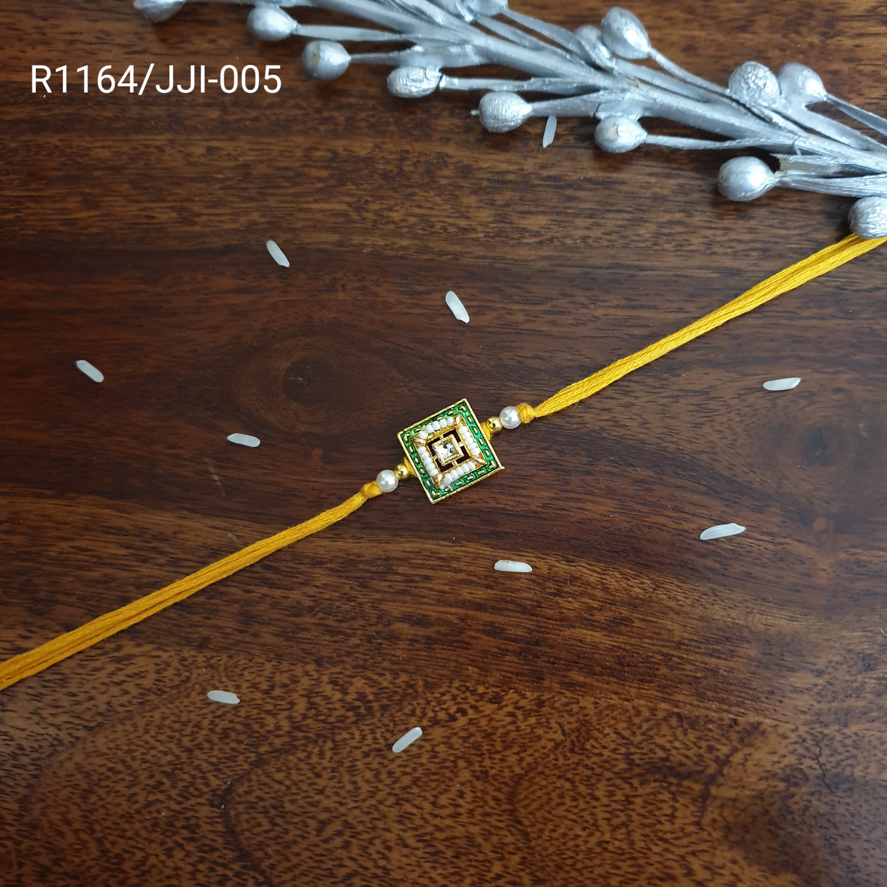 Square Green Meena Rakhi