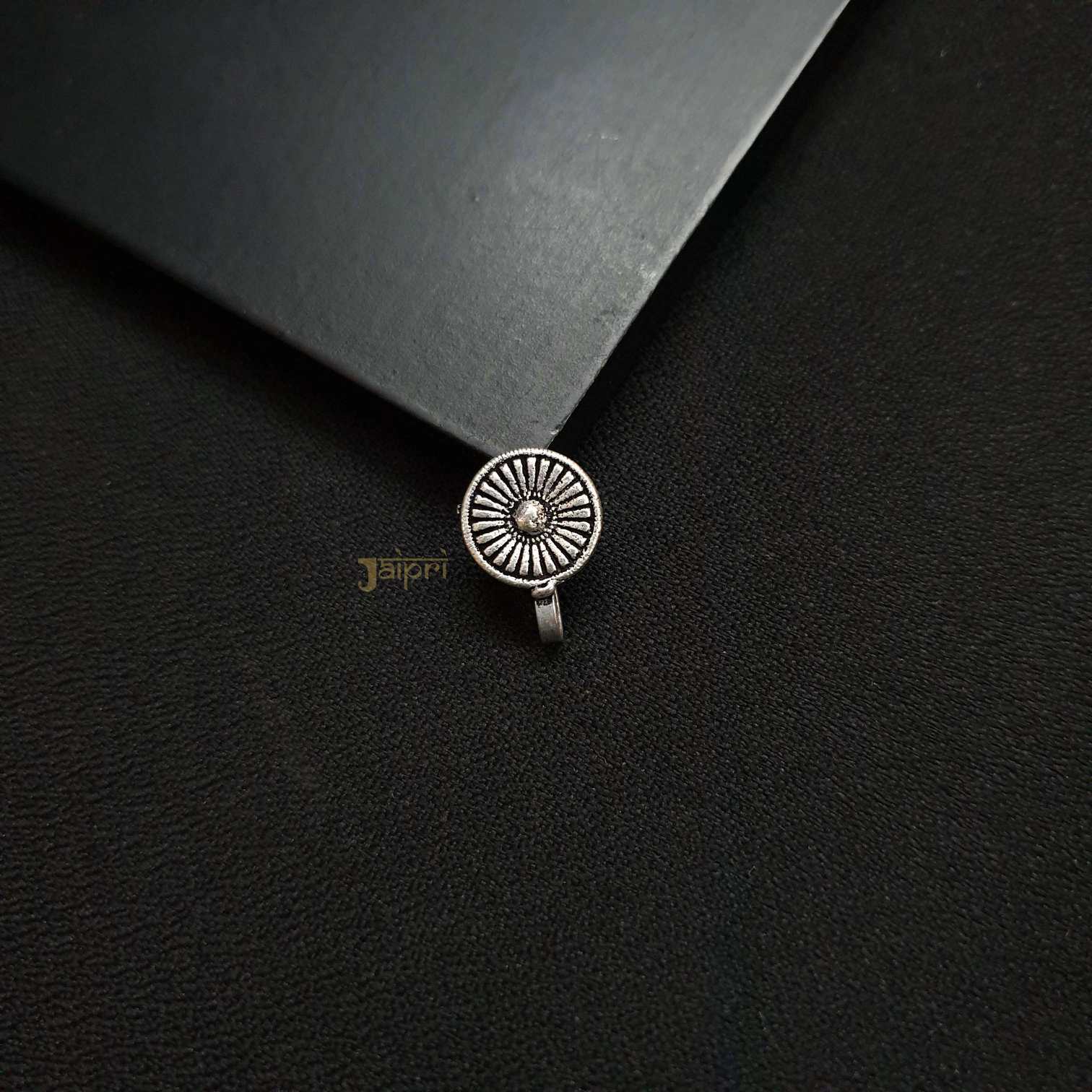 Sun-Floral Design Clip On Nose Pin