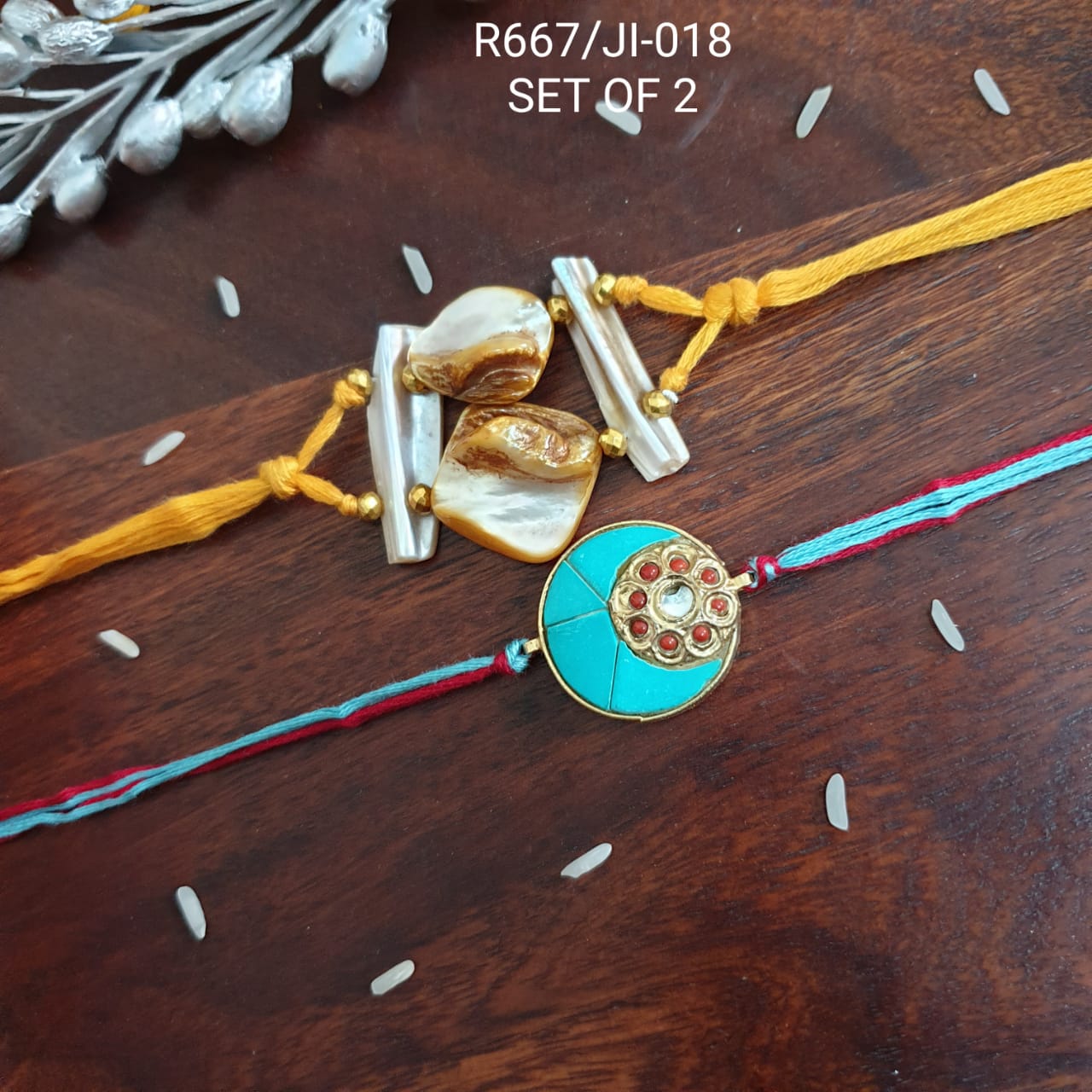 Unique Indian Rakhi For Brother And Sister (Pack Of Two)