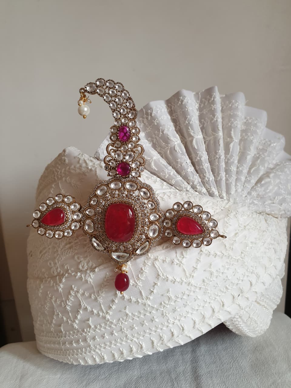 Ishan Khattar Inspired Kundan Polki Premium Kilangi For Wedding