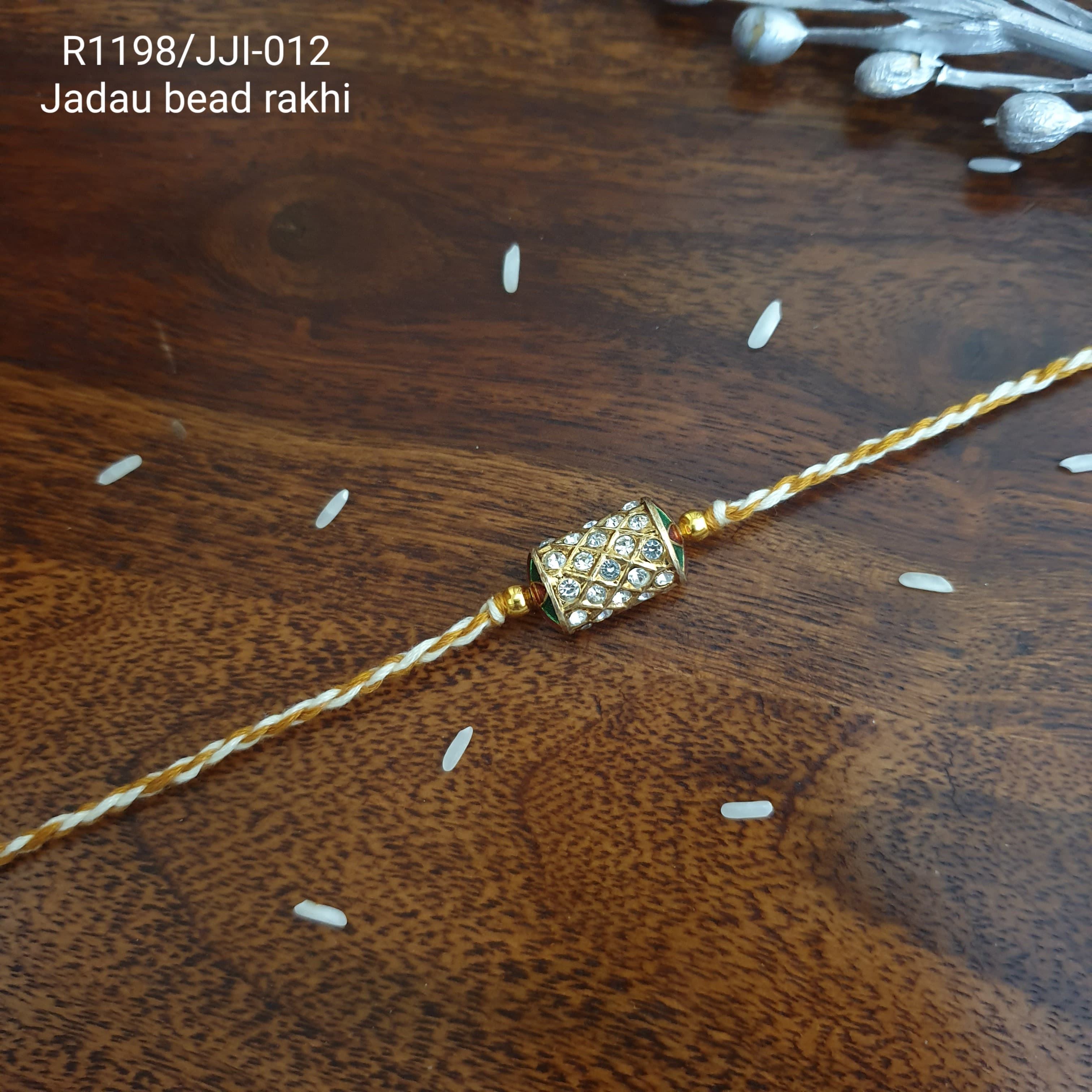 Jadau Stone Rakhi For Rakshabandhan