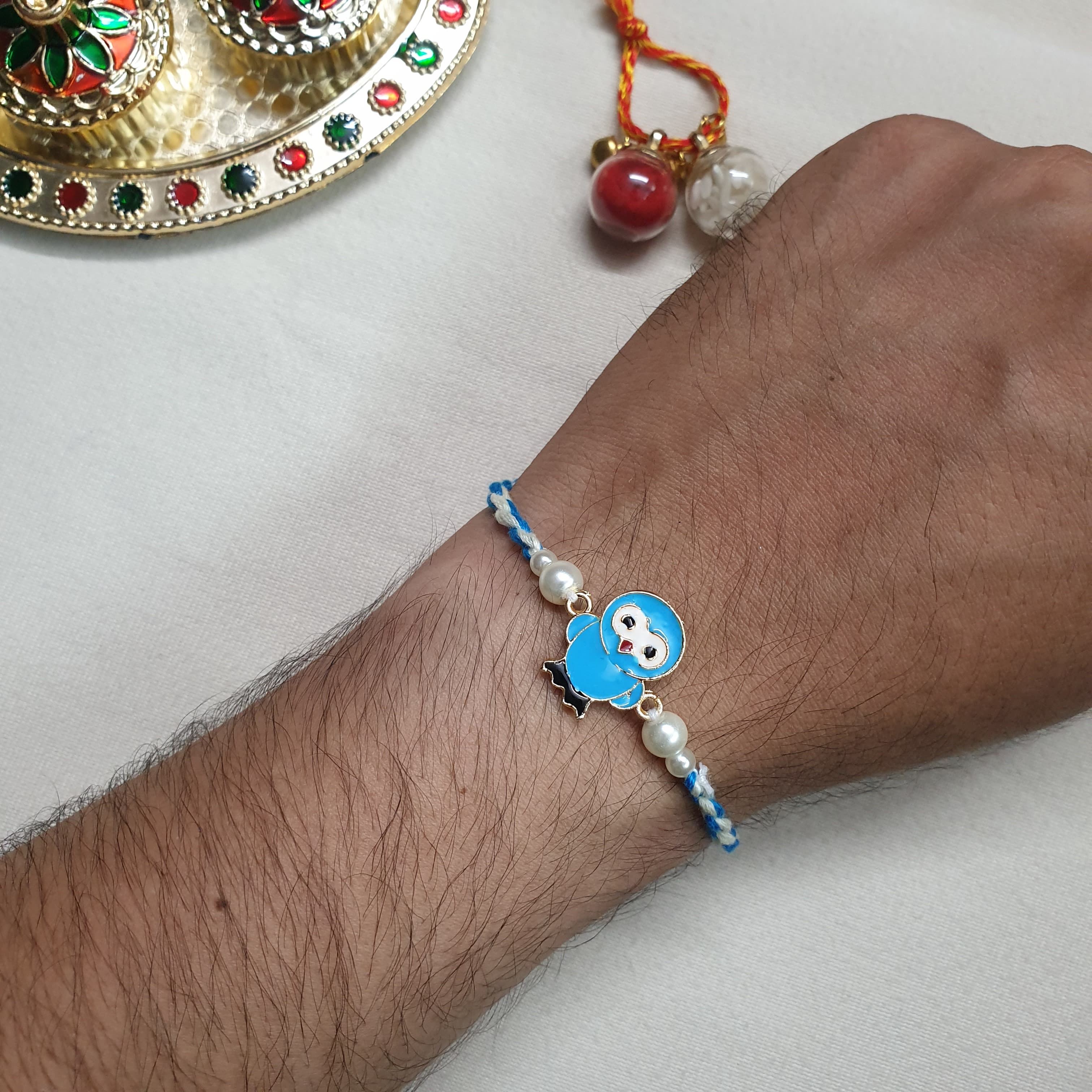 Blue Bird Rakhi For New Born Or Kids