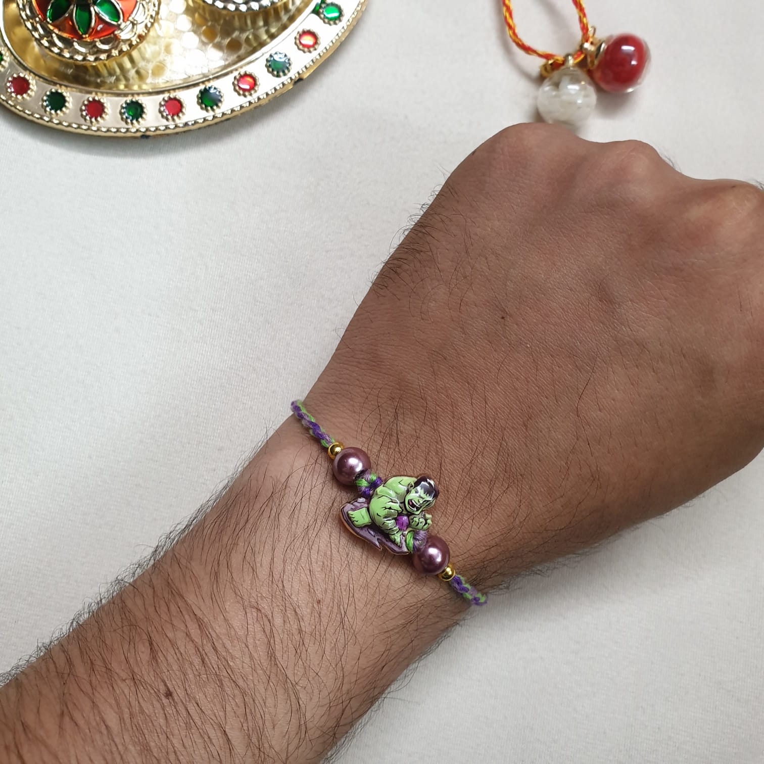 Hulk Rakhi For Kids