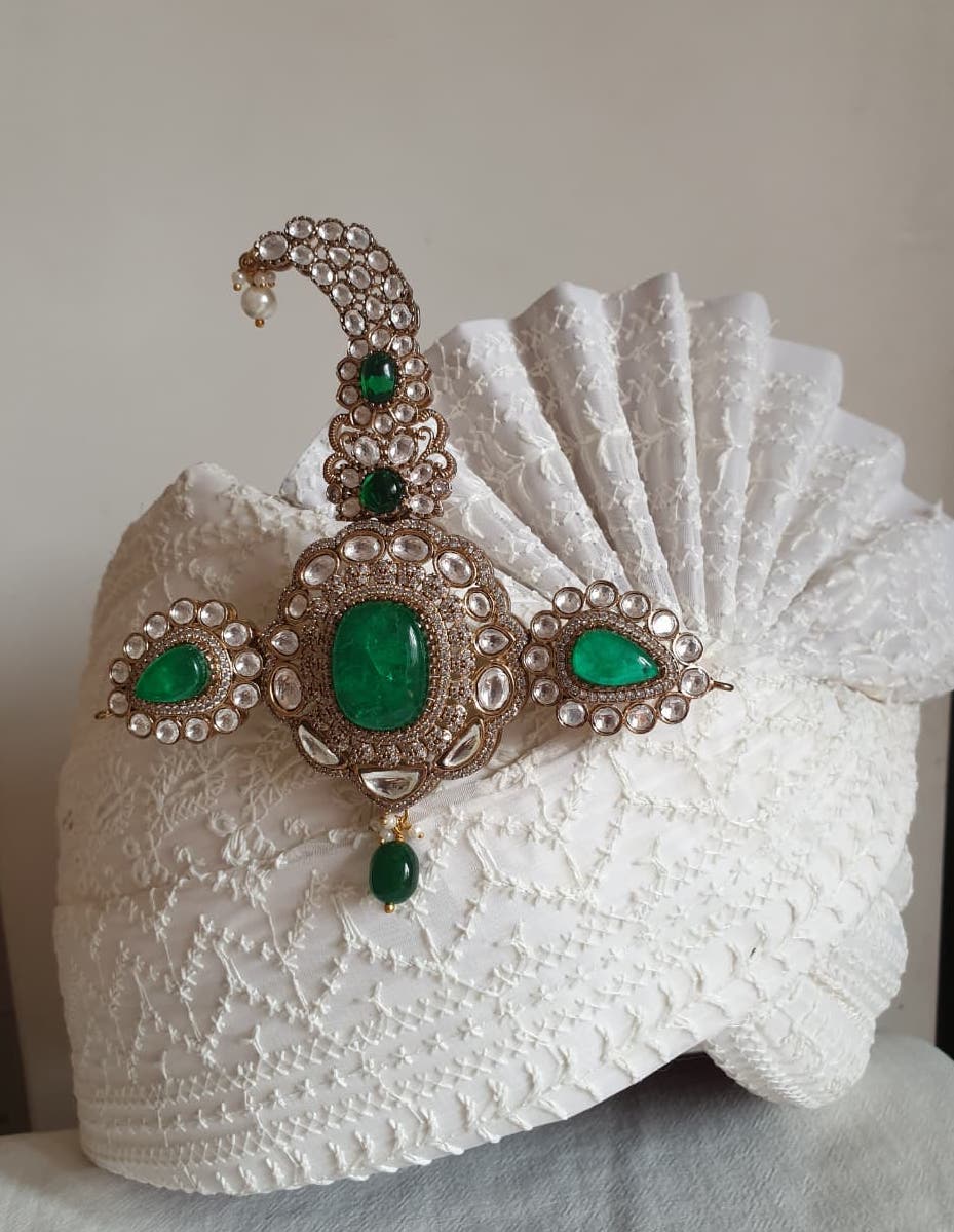 Ishan Khattar Inspired Kundan Polki Premium Kilangi For Wedding