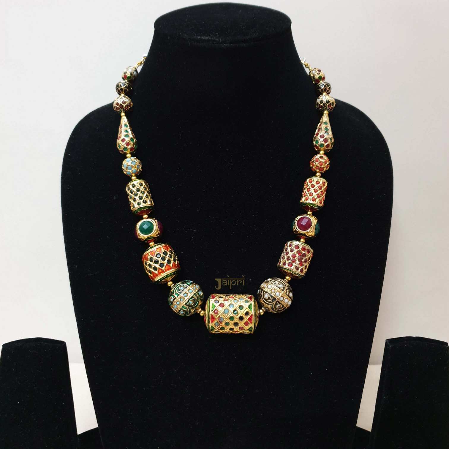 Multicolor Meenakari Stone Statement Necklace