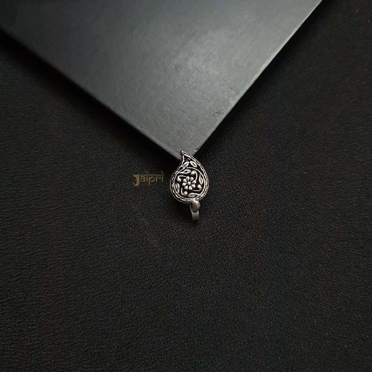 Floral Leaf Design Adorable Clip On Nose Pin