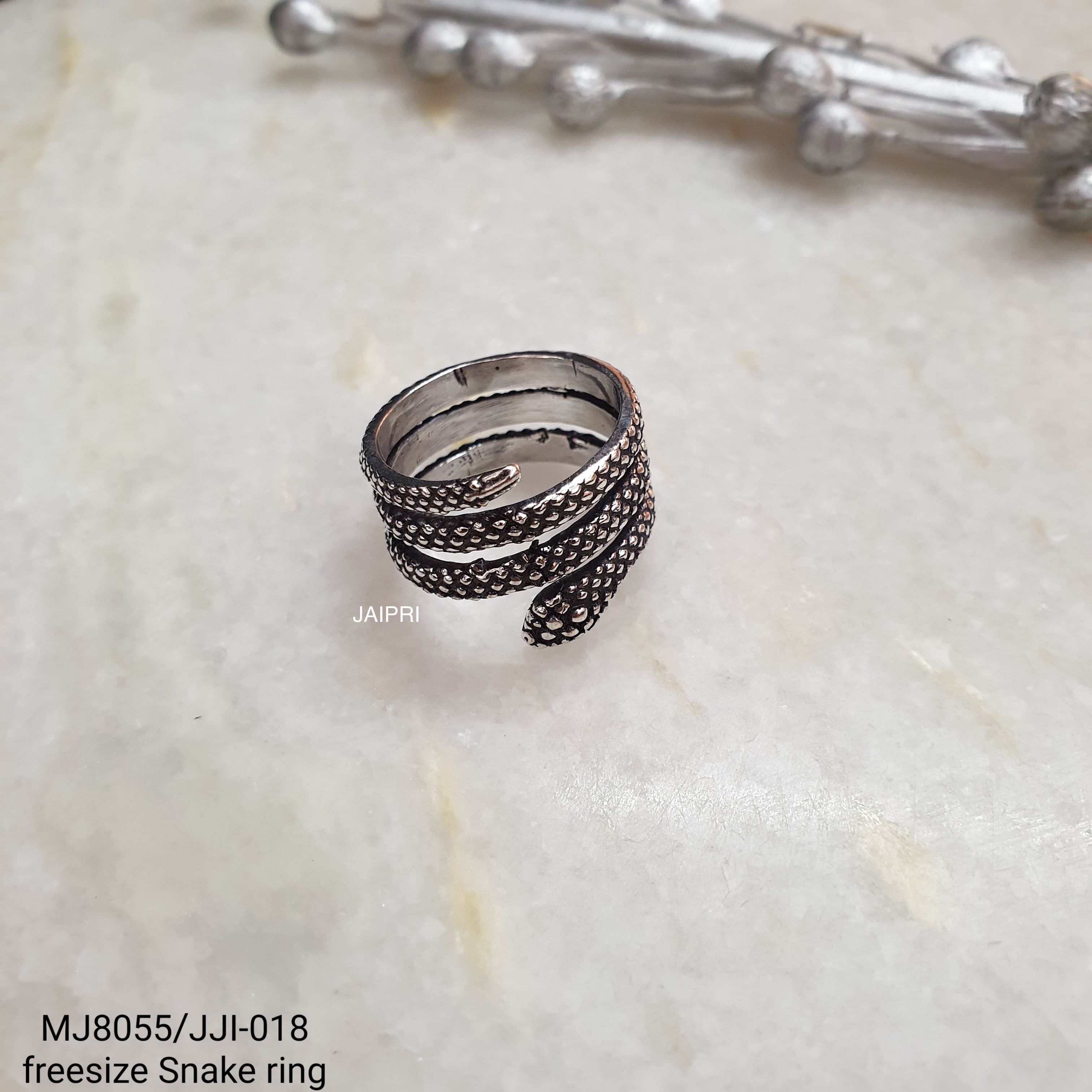 Double Layer Snake Adjustable Ring