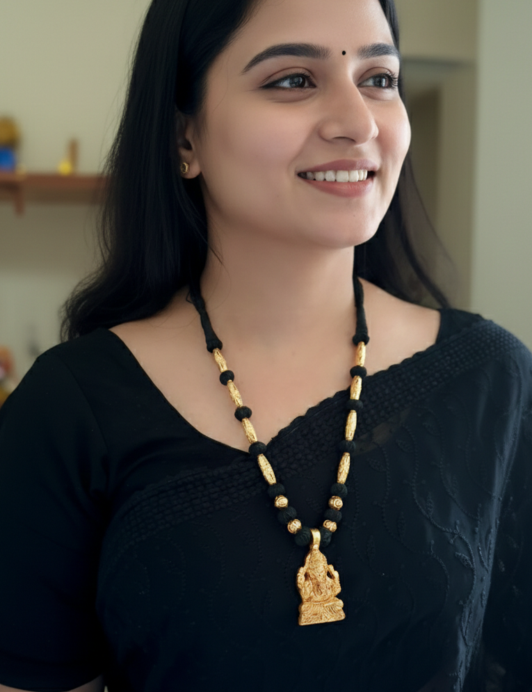 Ganesha Geru Necklace Set