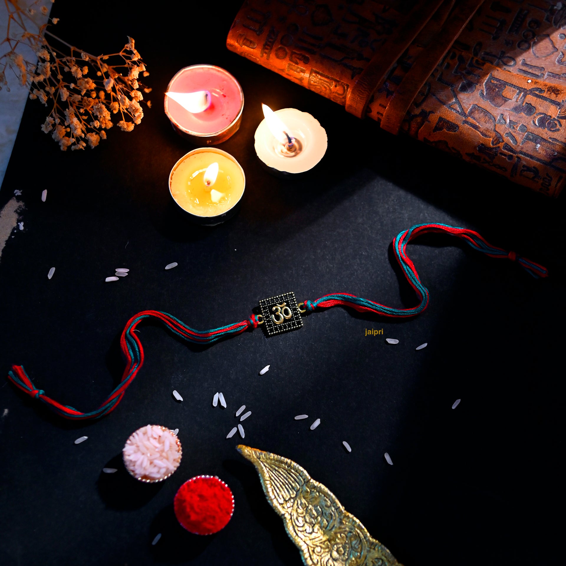 Om Metal Charm Rakhi For Rakshabandhan (Pack of One)