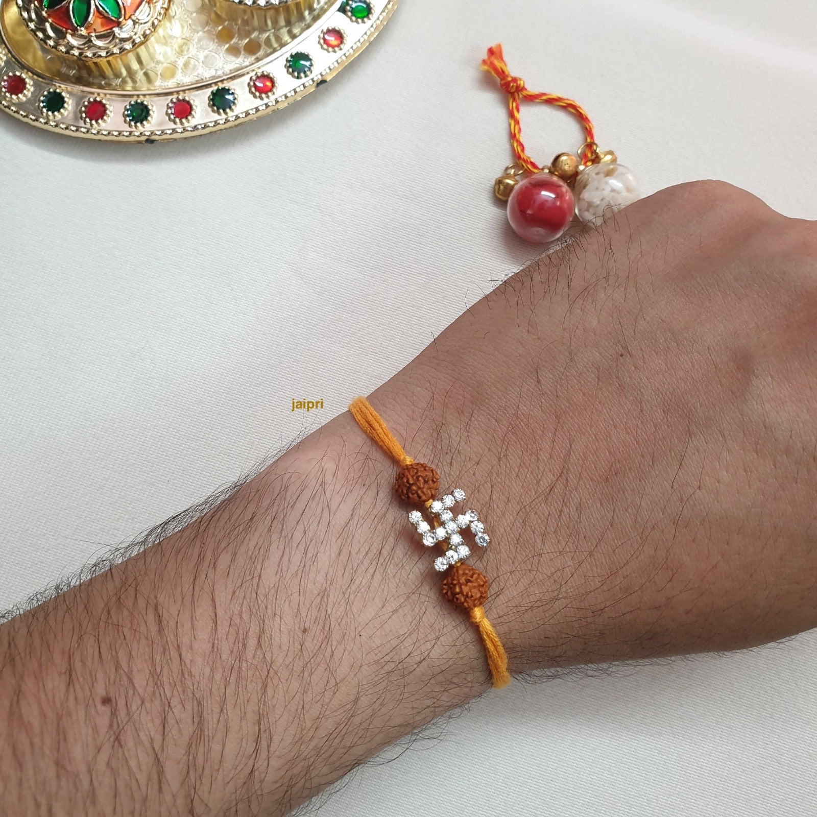 Swastik Rakhi For Brother
