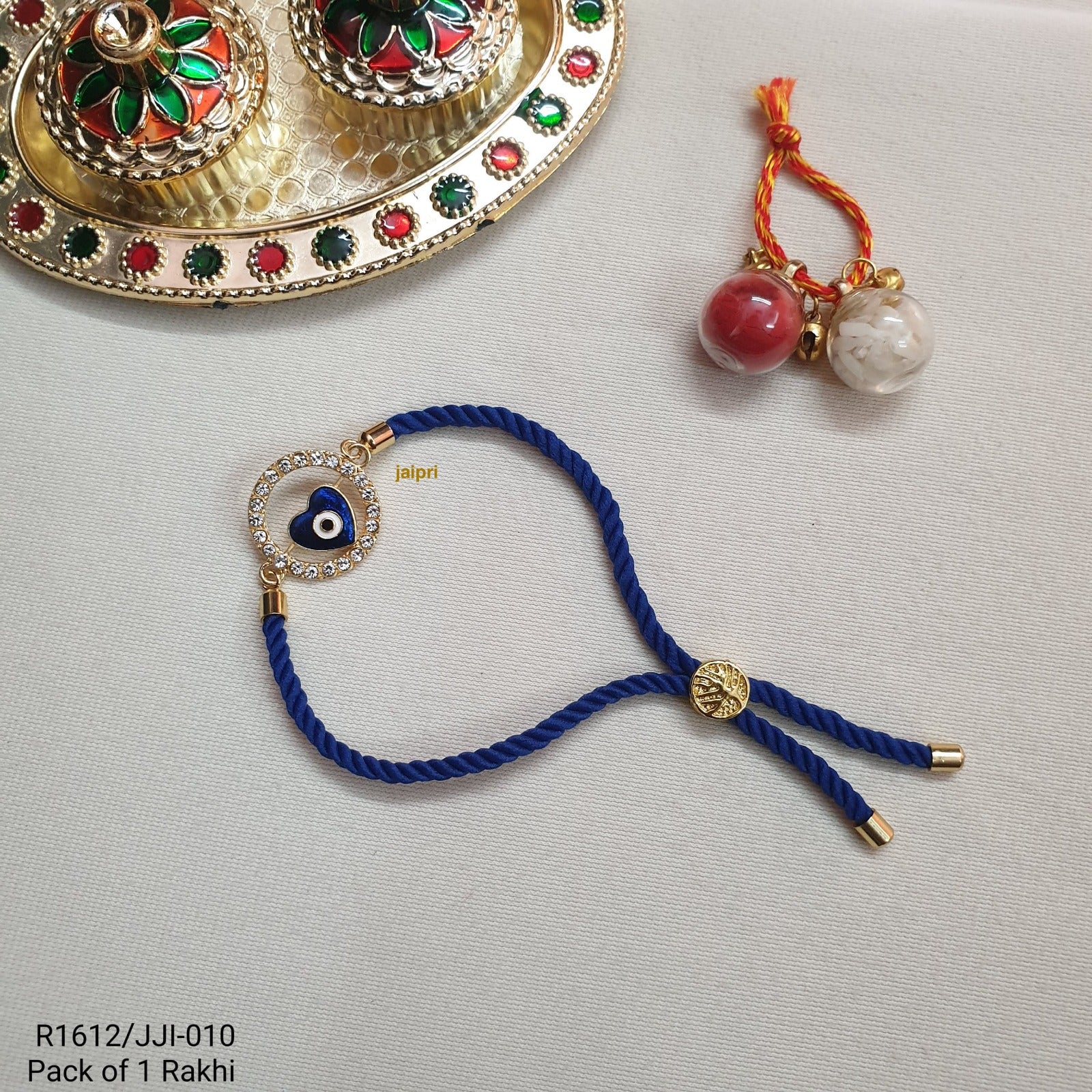 Evil Eye Heart Rakhi