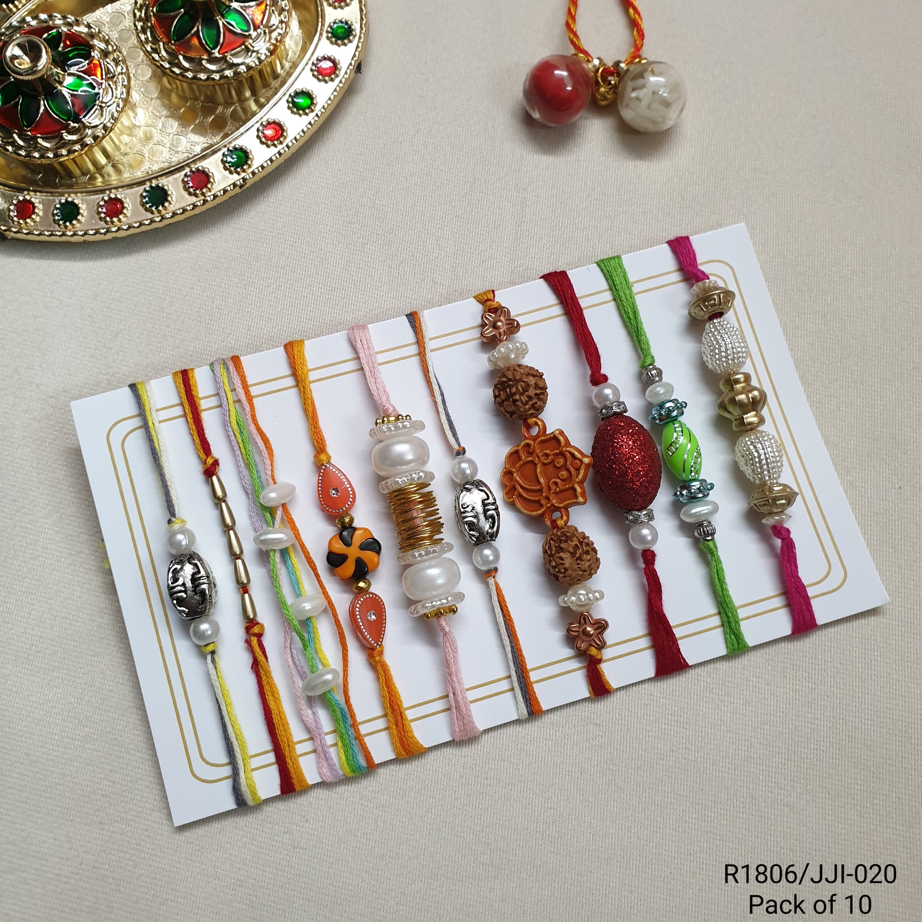 Multi Rakhi (Pack of Ten)